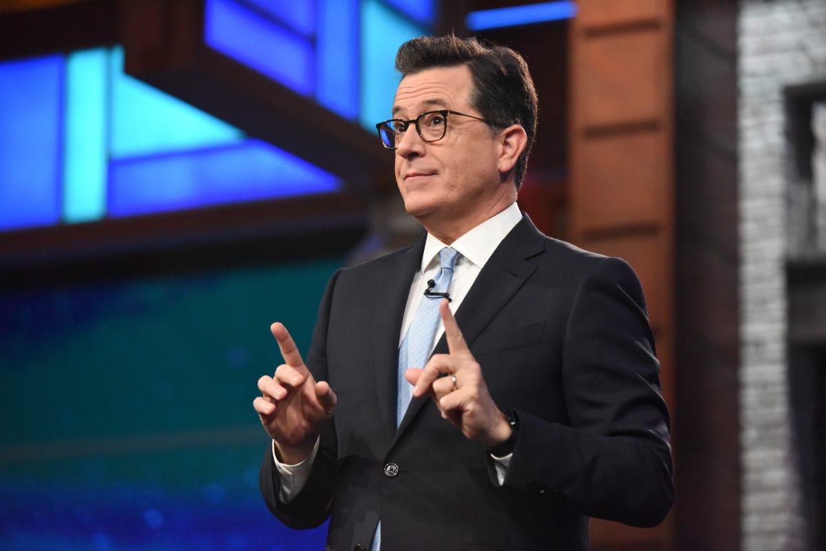 'Late Show:' Stephen Colbert searches for alleged Trump 'pee-pee tape'