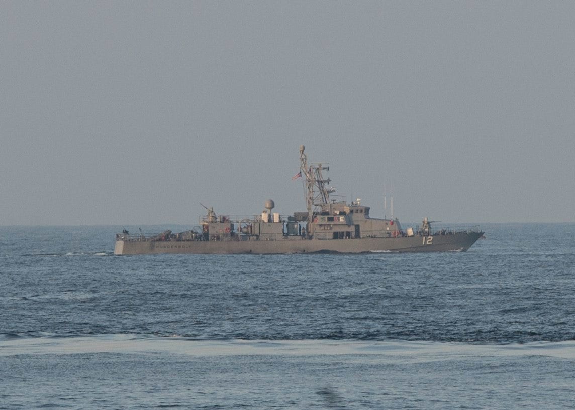 Navy fires warning shots at Iranian ship in 'unsafe' Gulf encounter