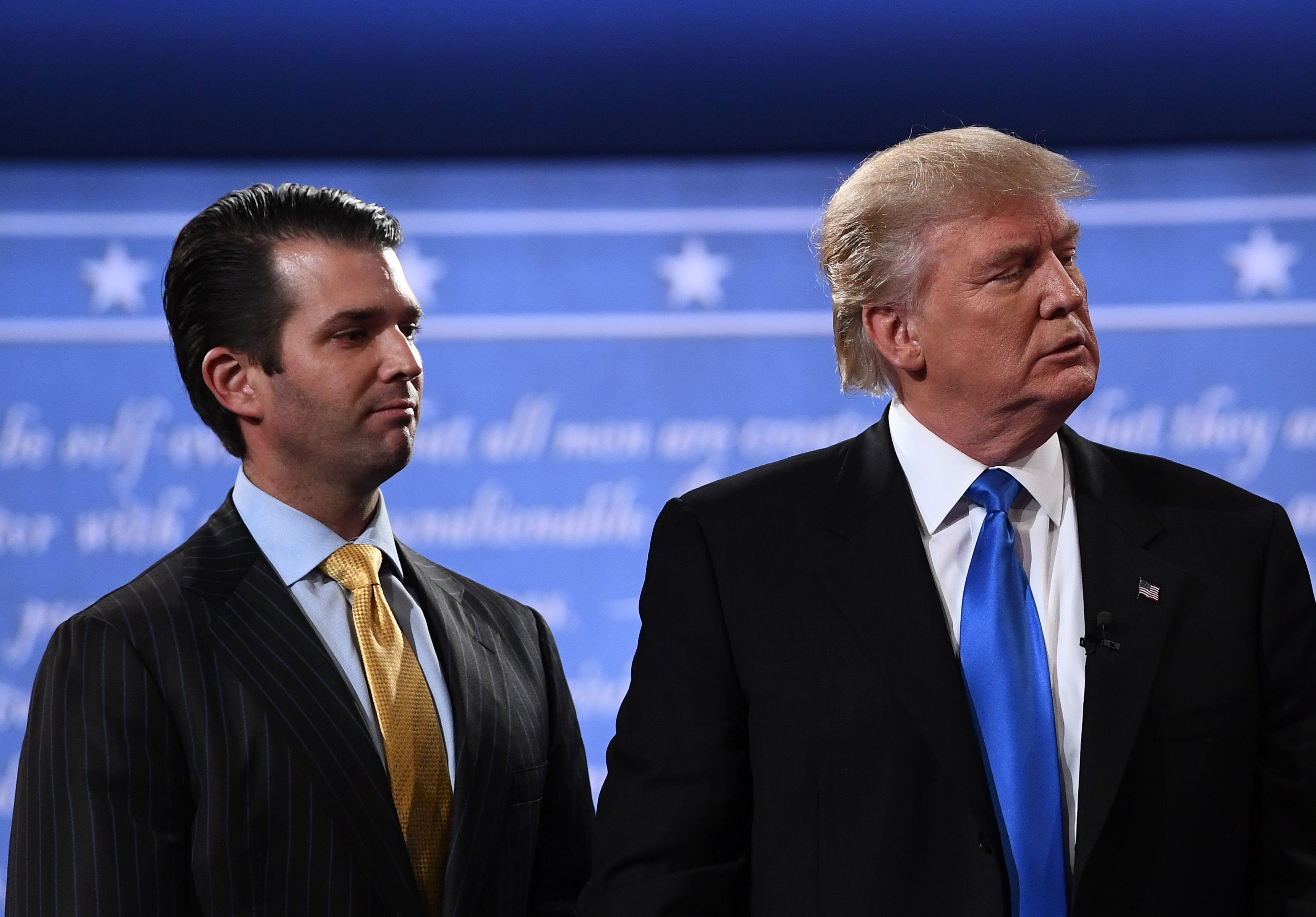 President Trump and Donald Trump Jr.