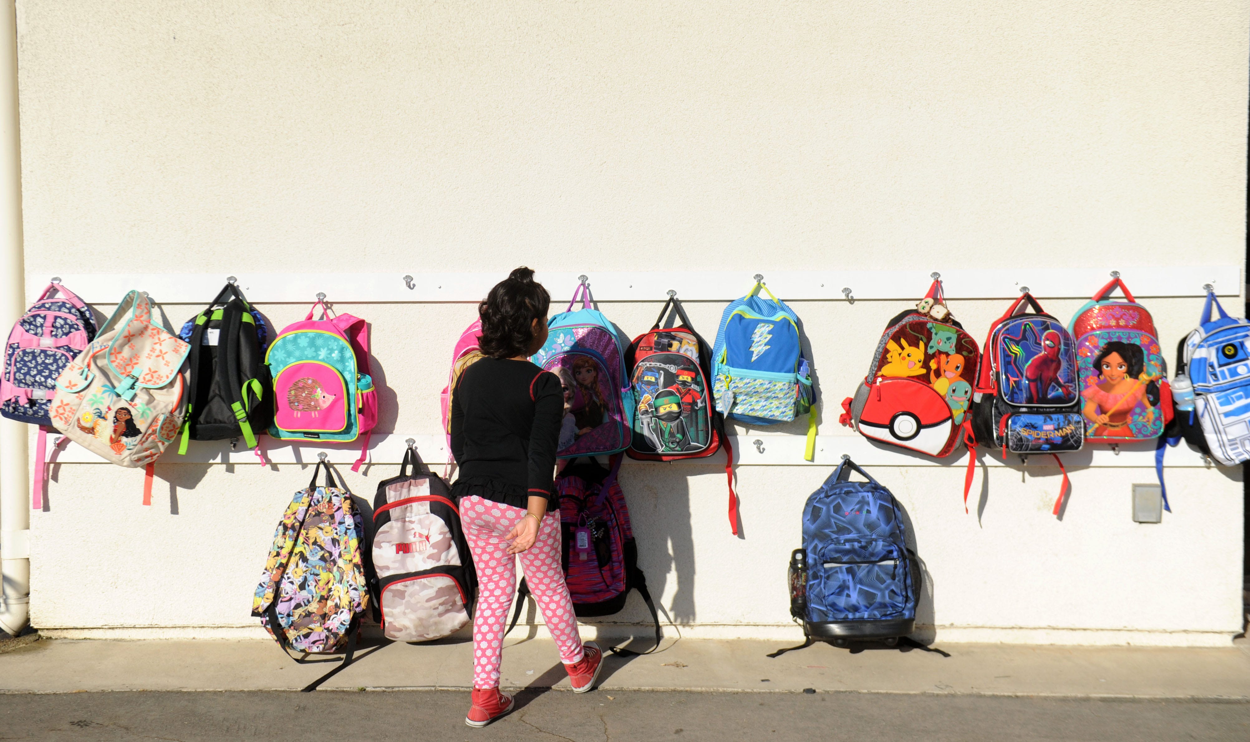 first day of school backpack