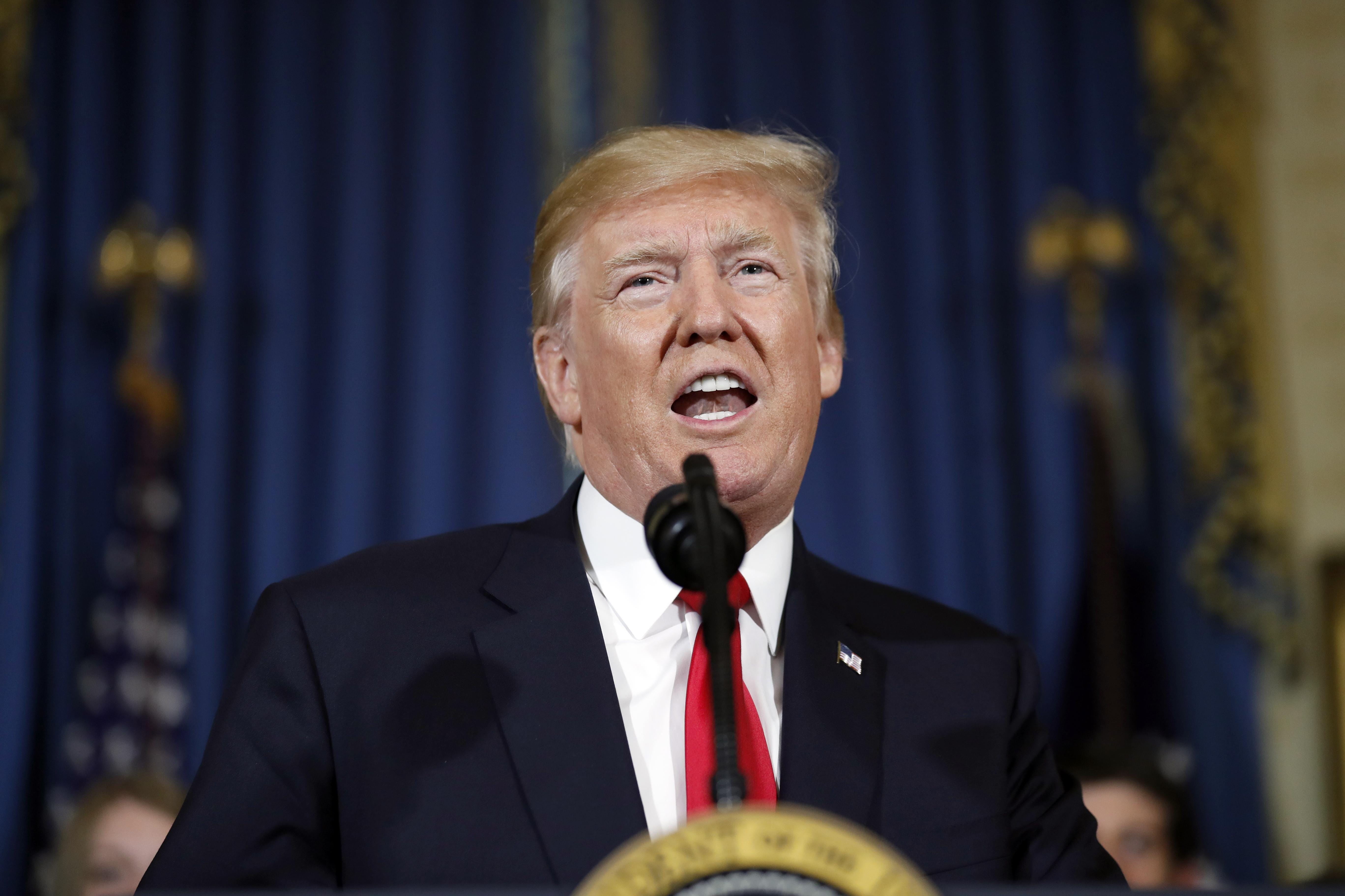 Trump incites Democratic congressional foes in Michigan Trump incites Democratic congressional foes in Michigan