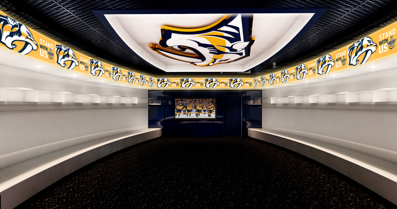 First look: Predators getting locker room upgrades and Bridgestone Arena renovations