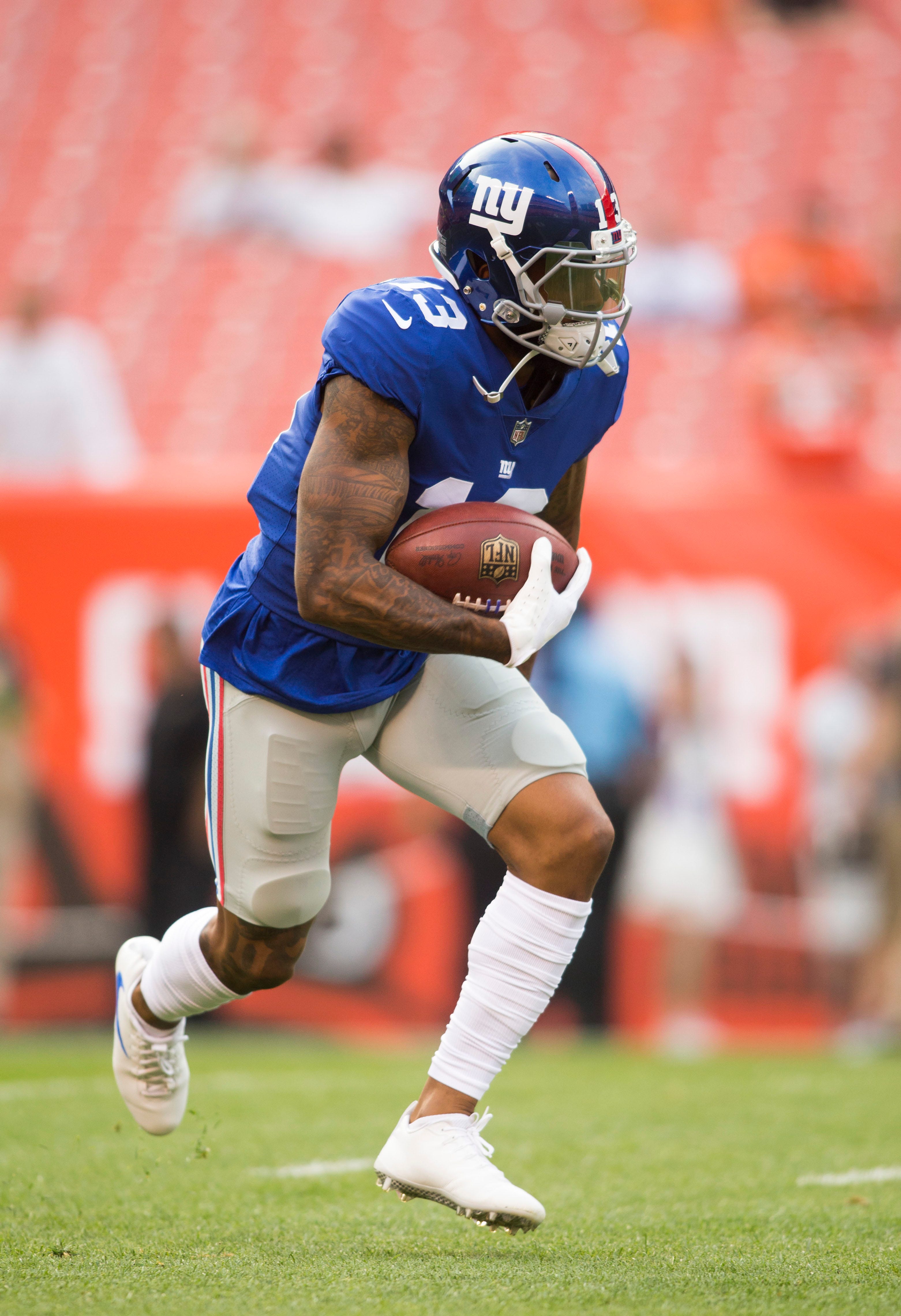Giants WR Odell Beckham Jr. leaves game after ankle sprain Ruth