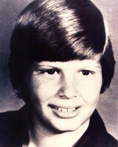 A photo of Johnny Gosch, who was kidnapped in 1982.