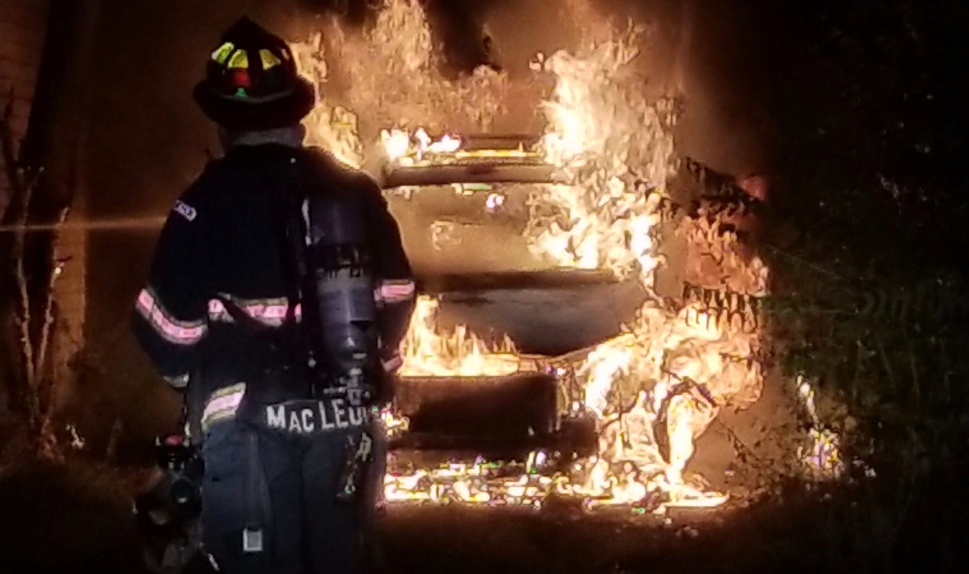 IMPD: 2 bodies found in burning vehicle on west side