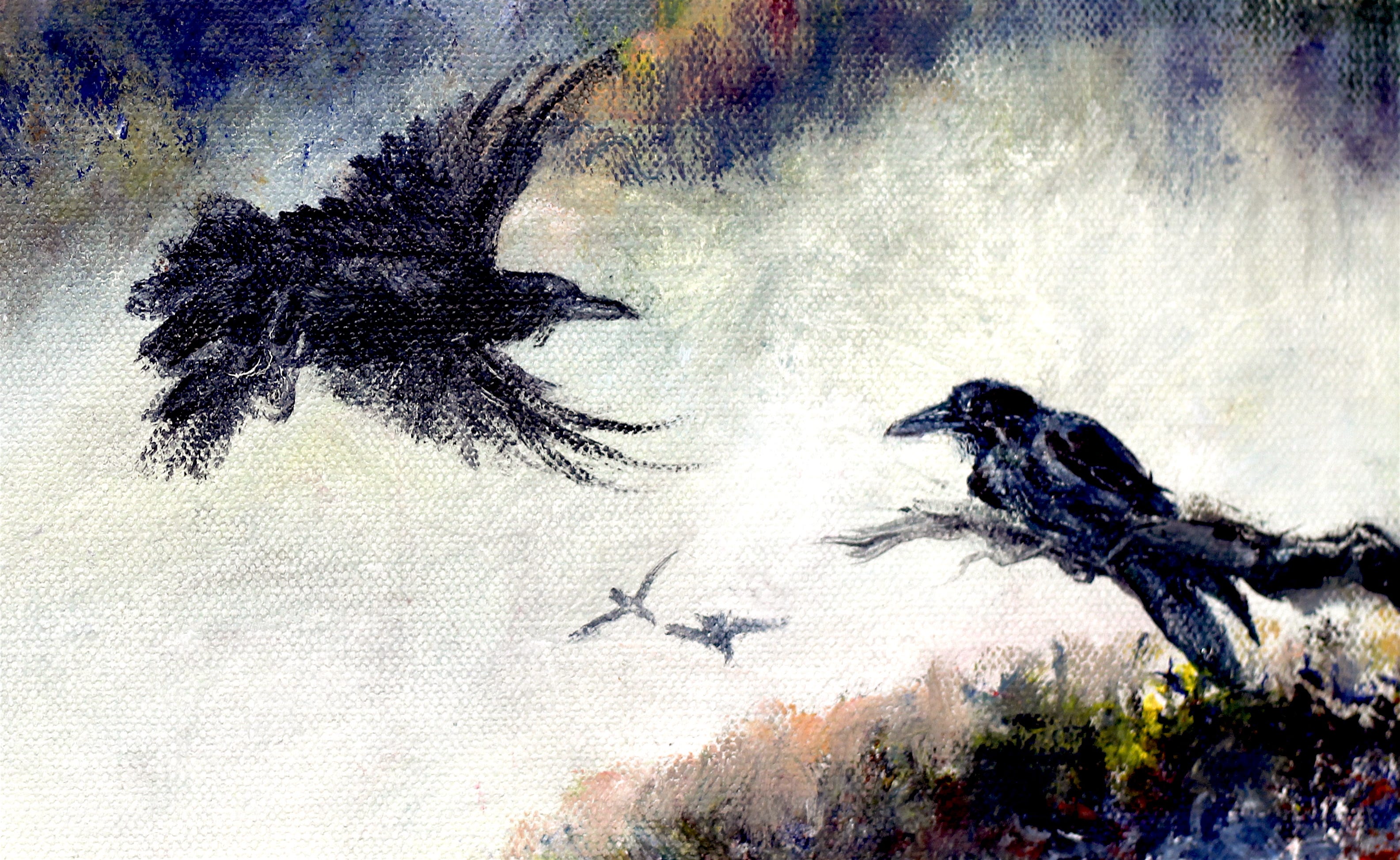 The ravens are the unique guardians. Crow Ноты.