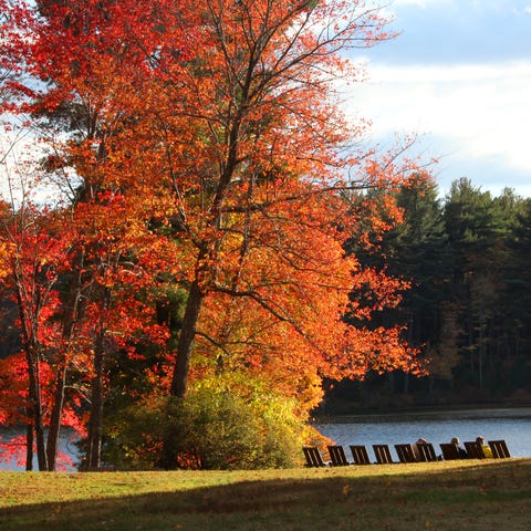 Spectacular fall colors are showcased at Innisfree