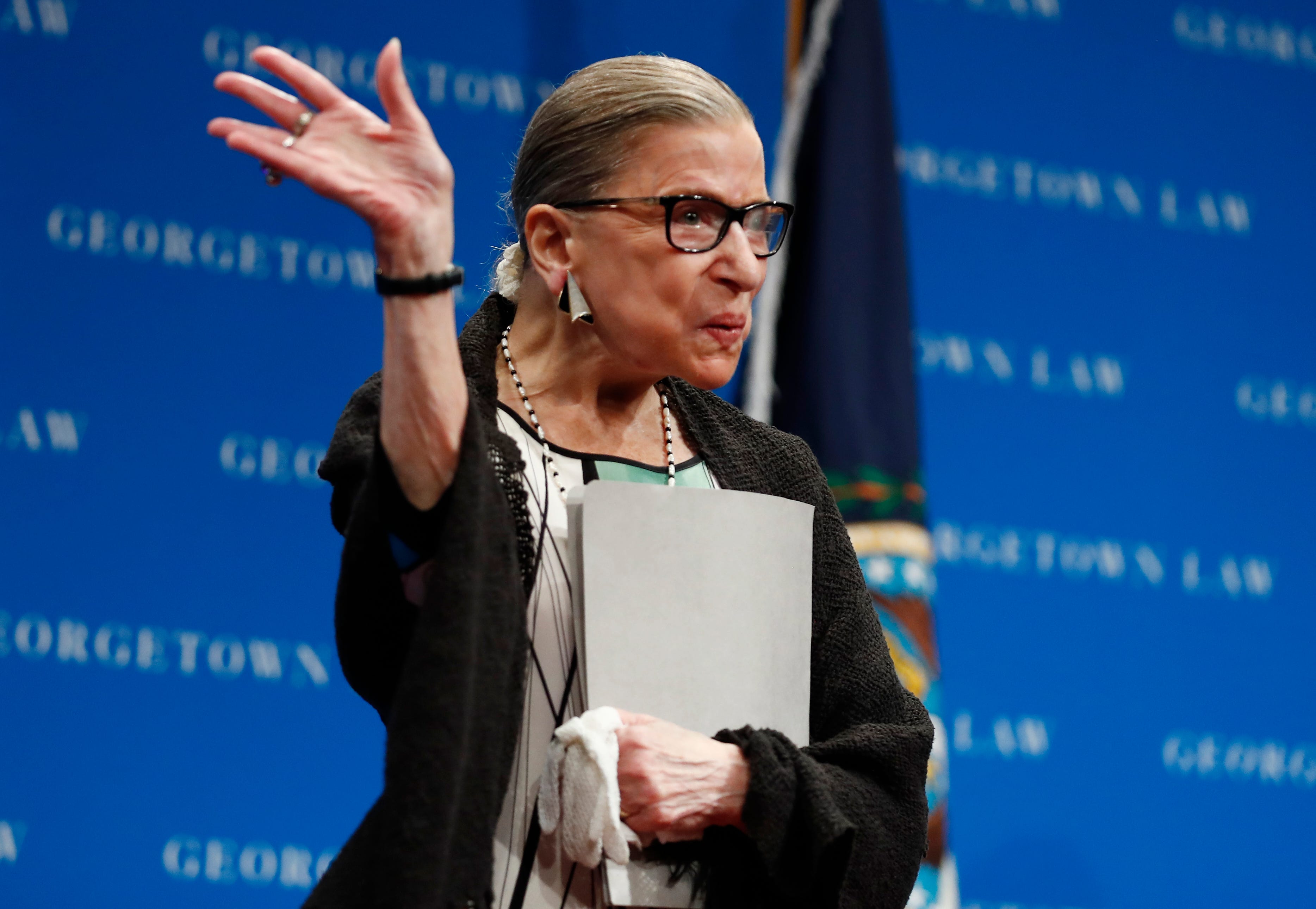 Squat, lift, kick, curl: Justice Ginsburg&apos;s workout is tough and it left me exhausted