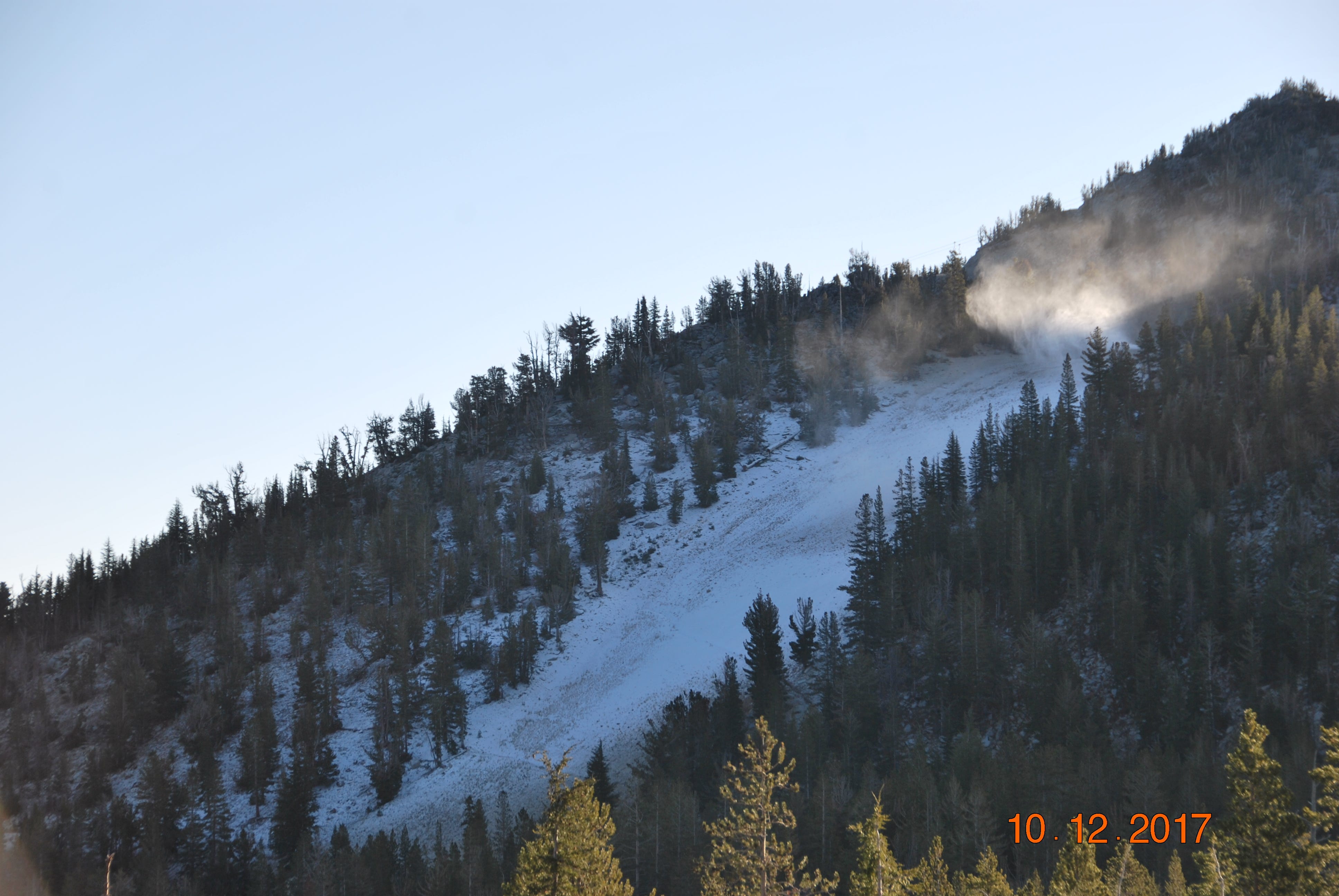 Not a mirage: It&rsquo;s snowmaking season at Lake Tahoe