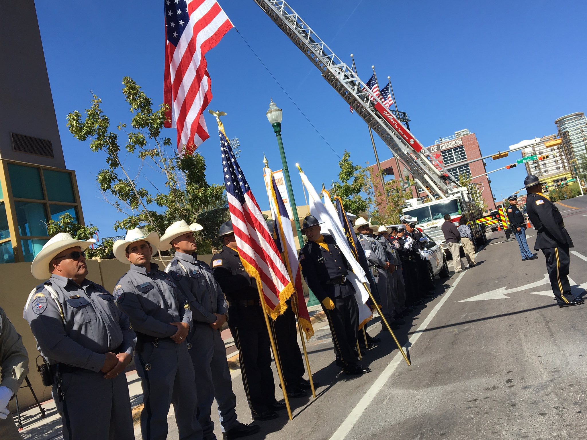 Slain Texas Tech police officer honored at memorial service in Downtown El Paso