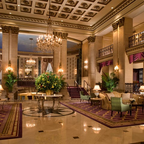 The Roosevelt Hotel, New York City is the most in 