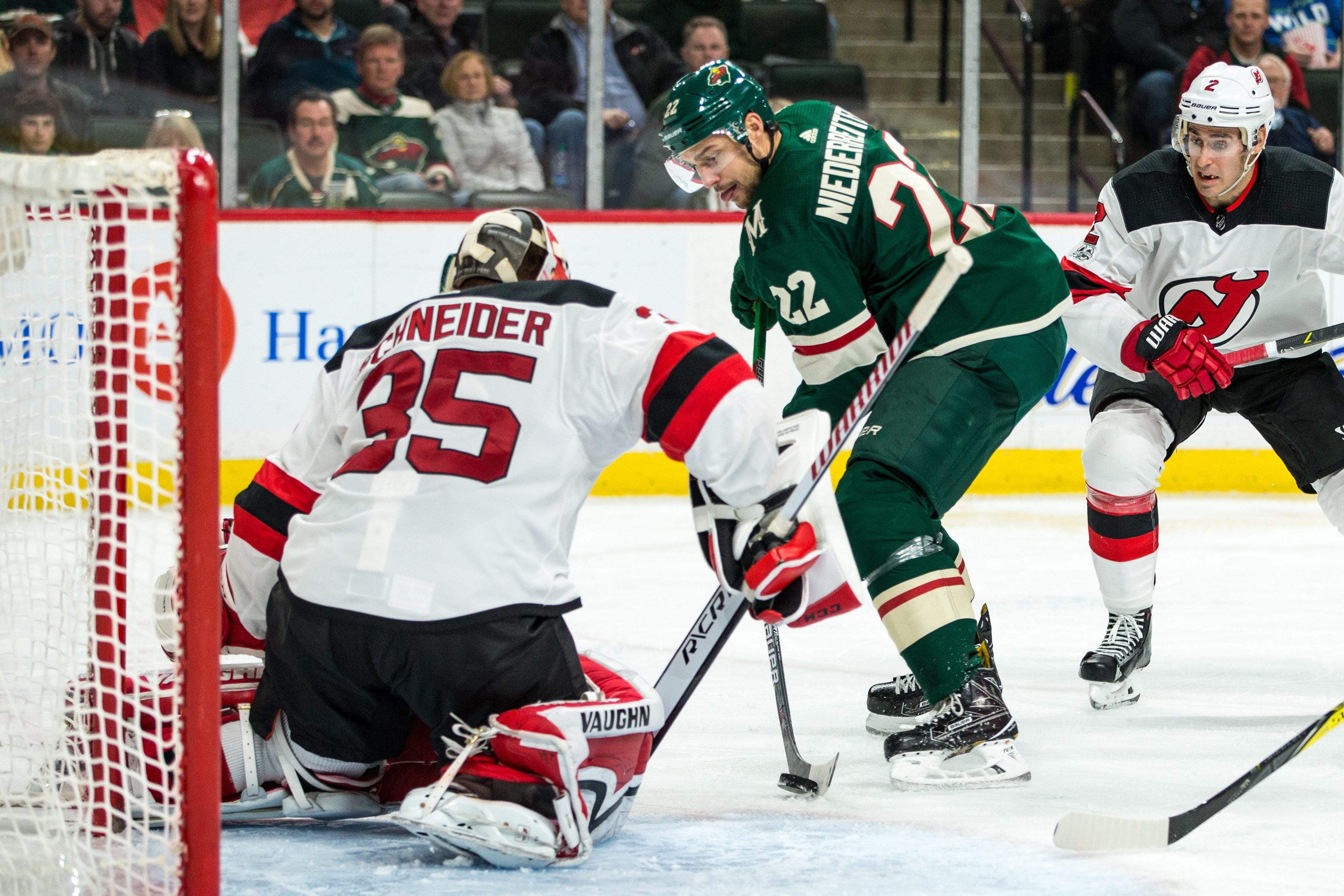 Devils end road trip with 4-3 overtime win over Wild