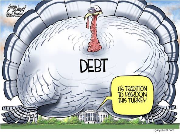 Gary Varvel cartoons on the National Debt