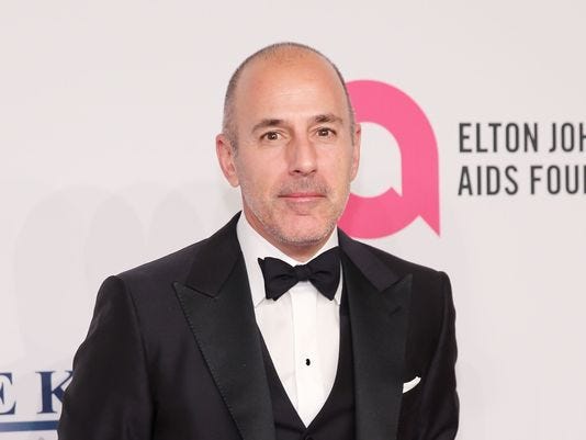 'Today' host Matt Lauer fired over sexual misconduct claims. Here's how Twitter reacted.