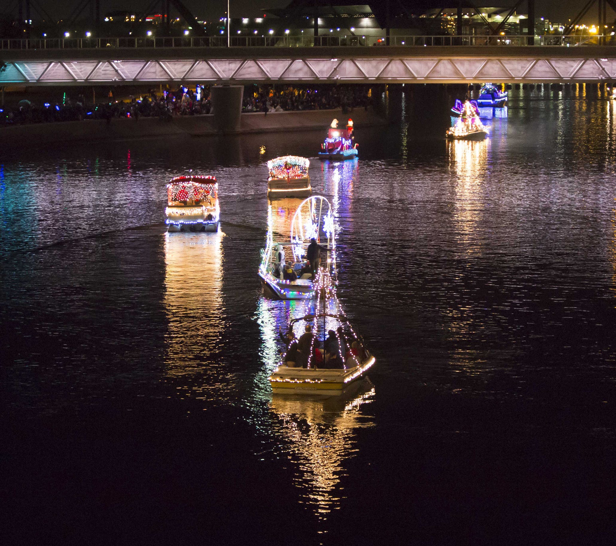 Tempe Fantasy of Lights boat parade 2017 Integrity Garage Doors of