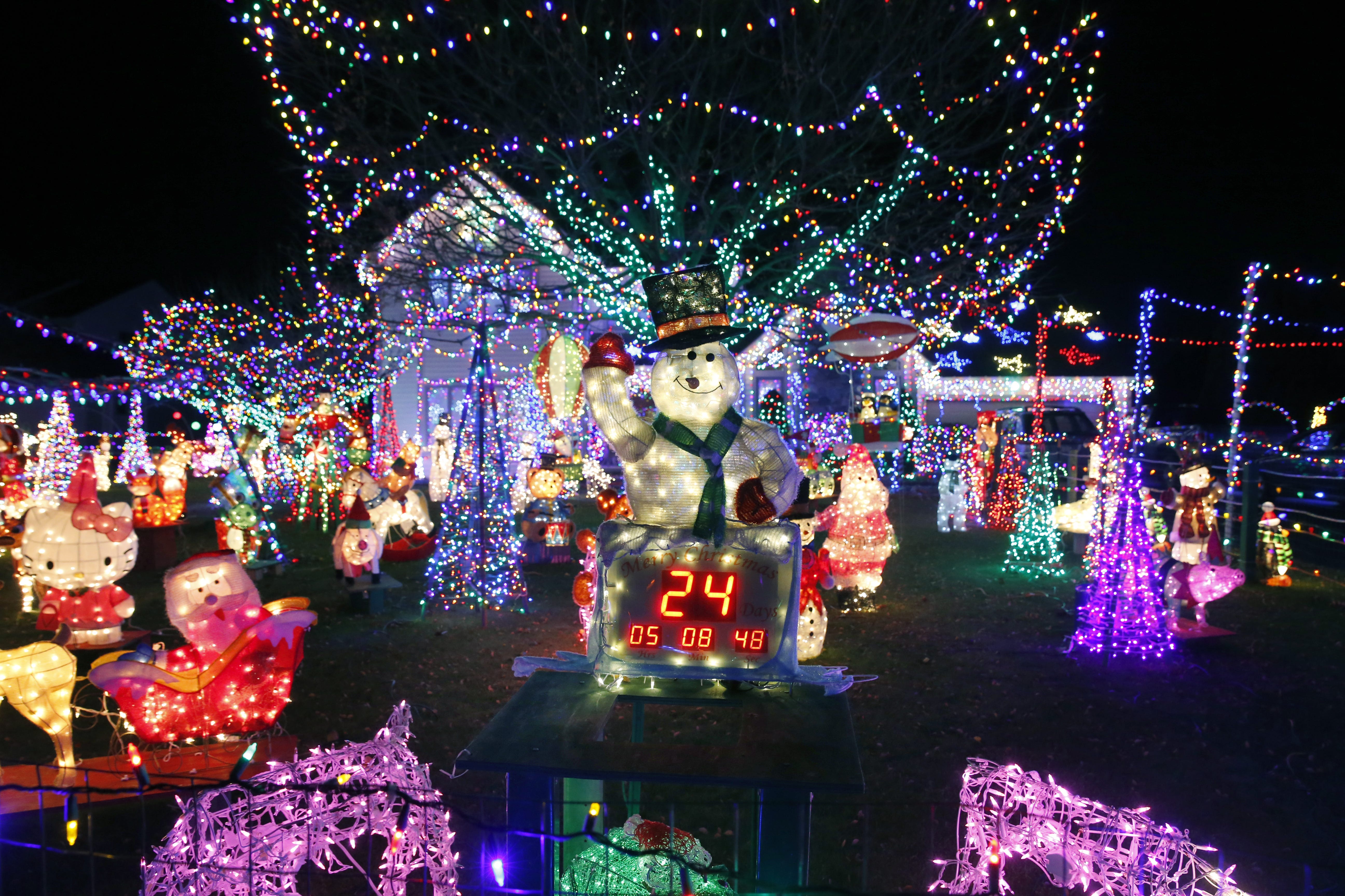Webster Christmas light display includes 50,000 bulbs and 13 years of countless memories
