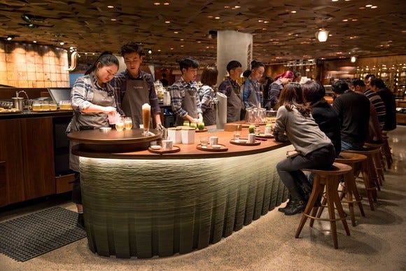 Starbucks opens a new store in China every 15 hours