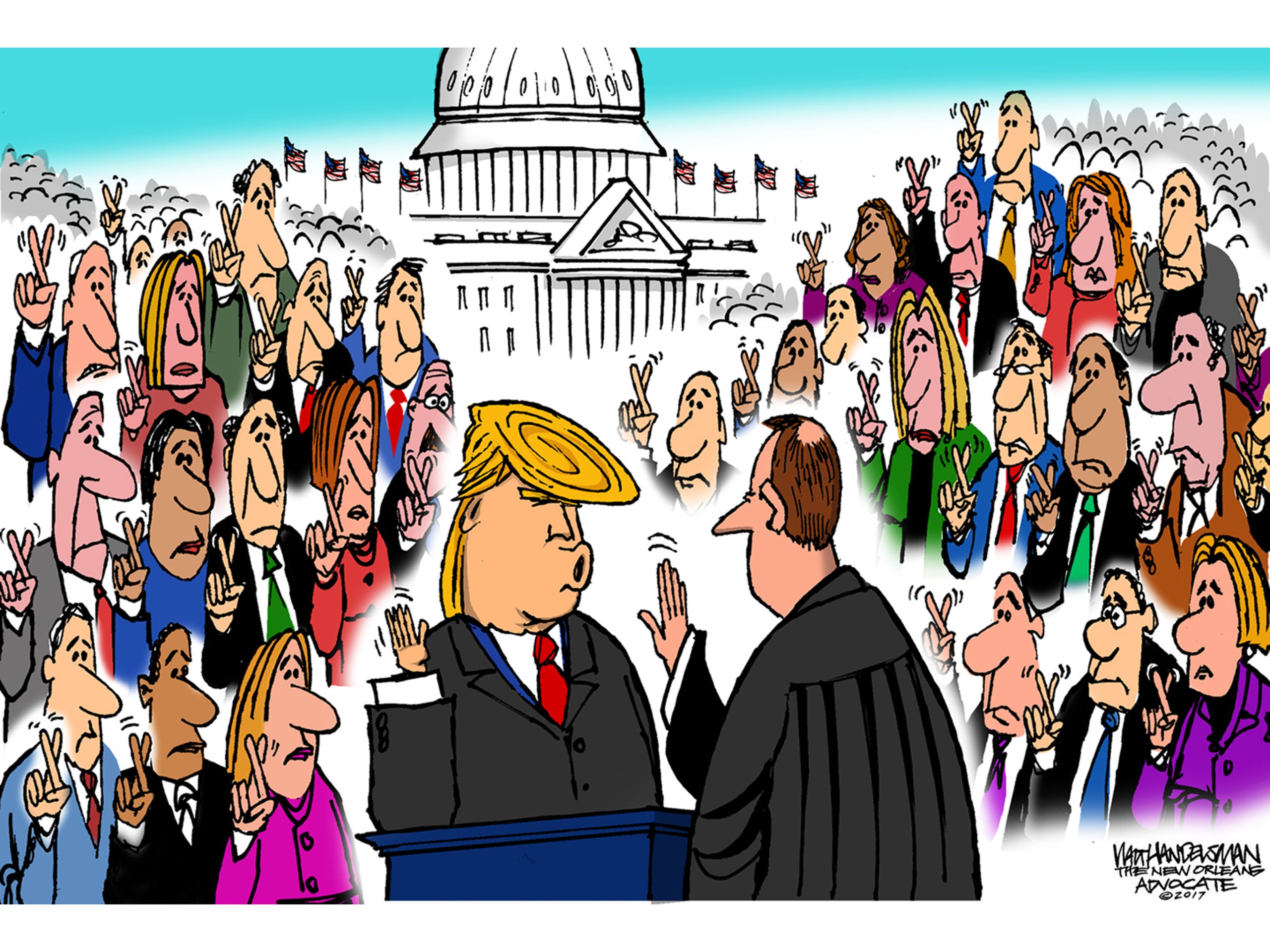 The Top Political Cartoons Of 2017