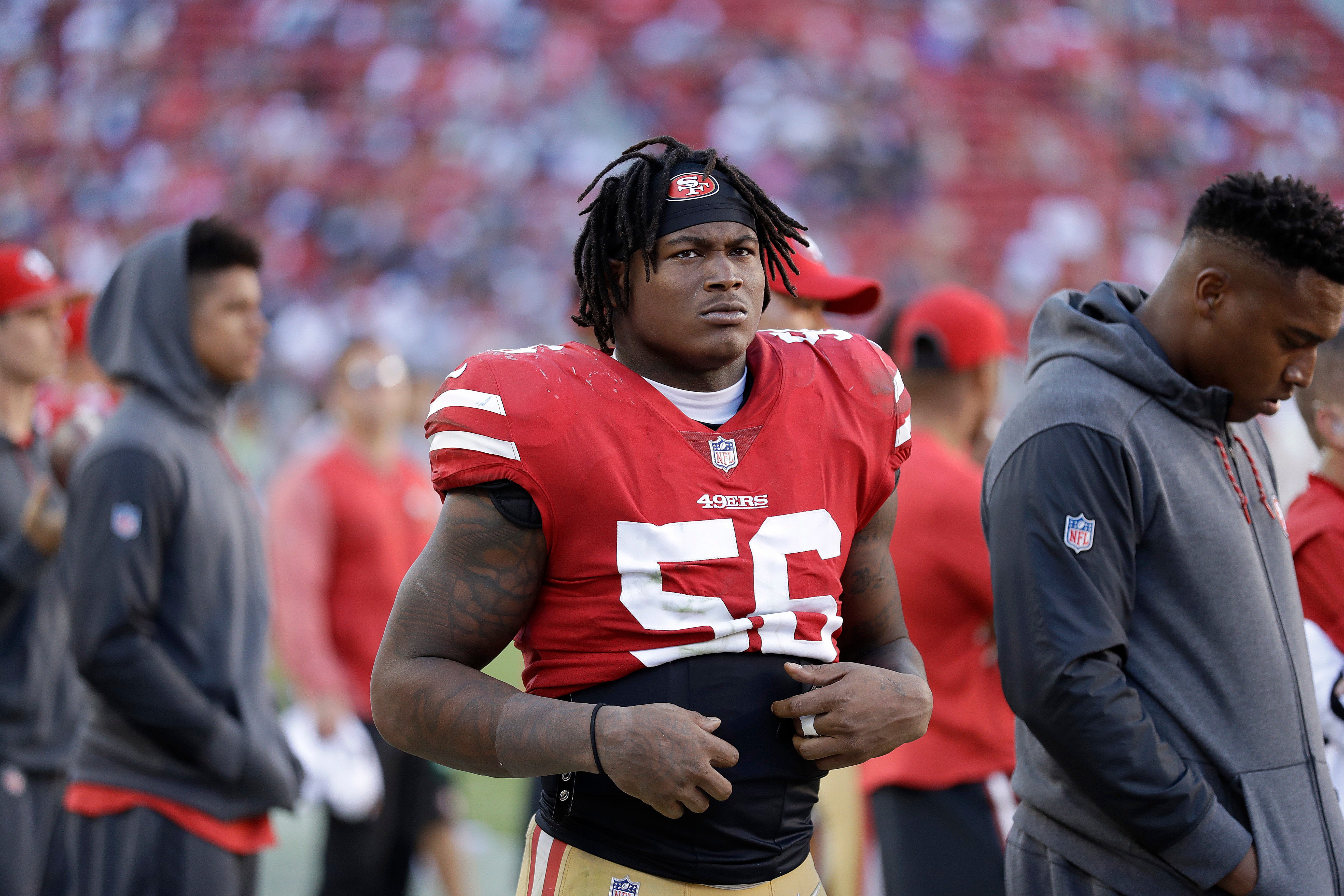 Reuben Foster charged with felony domestic violence after allegedly rupturing girlfriend's ear drum