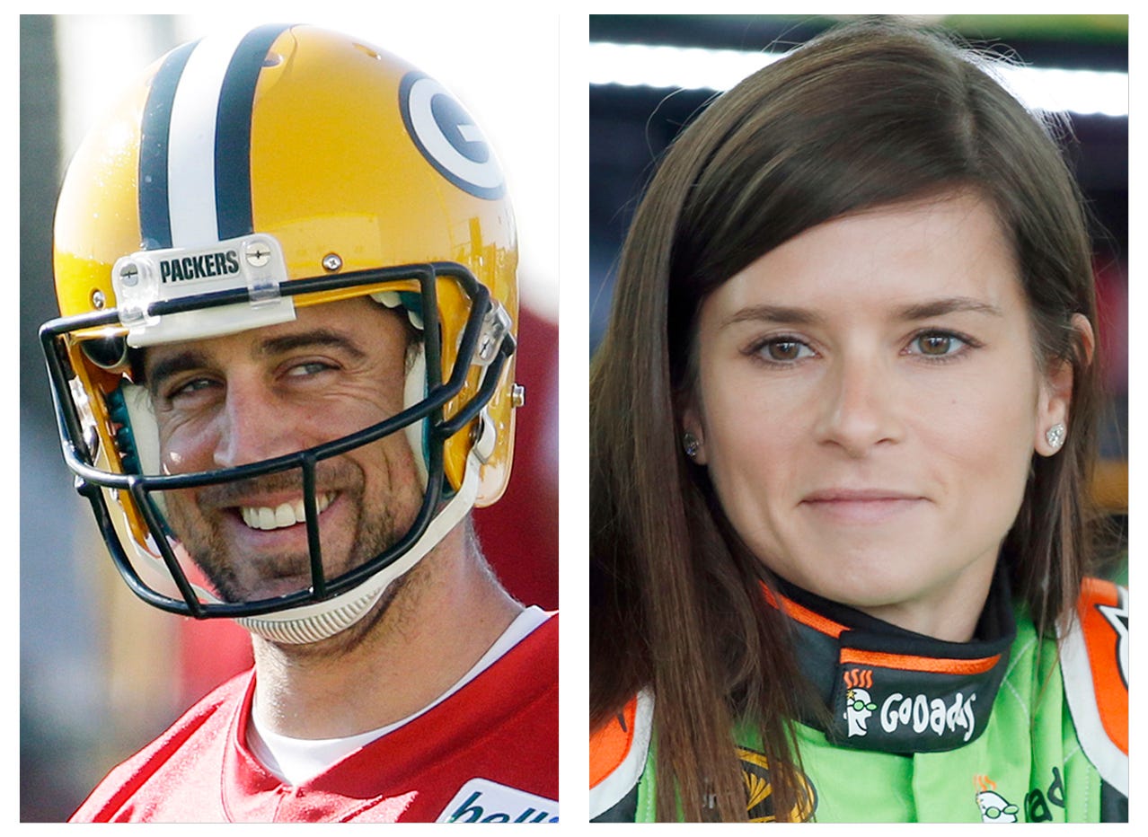 Danica Patrick confirms she's dating Packers quarterback Aaron Rodgers