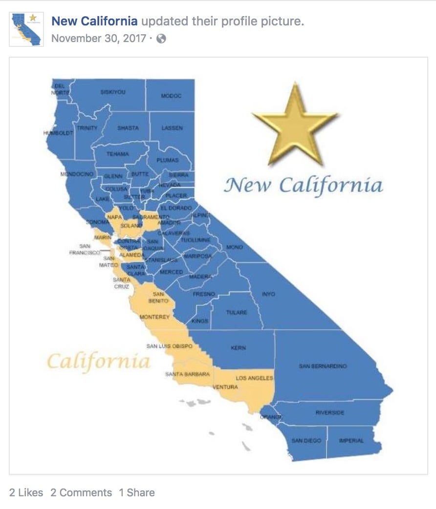 New California declares ‘independence’ from California in bid to