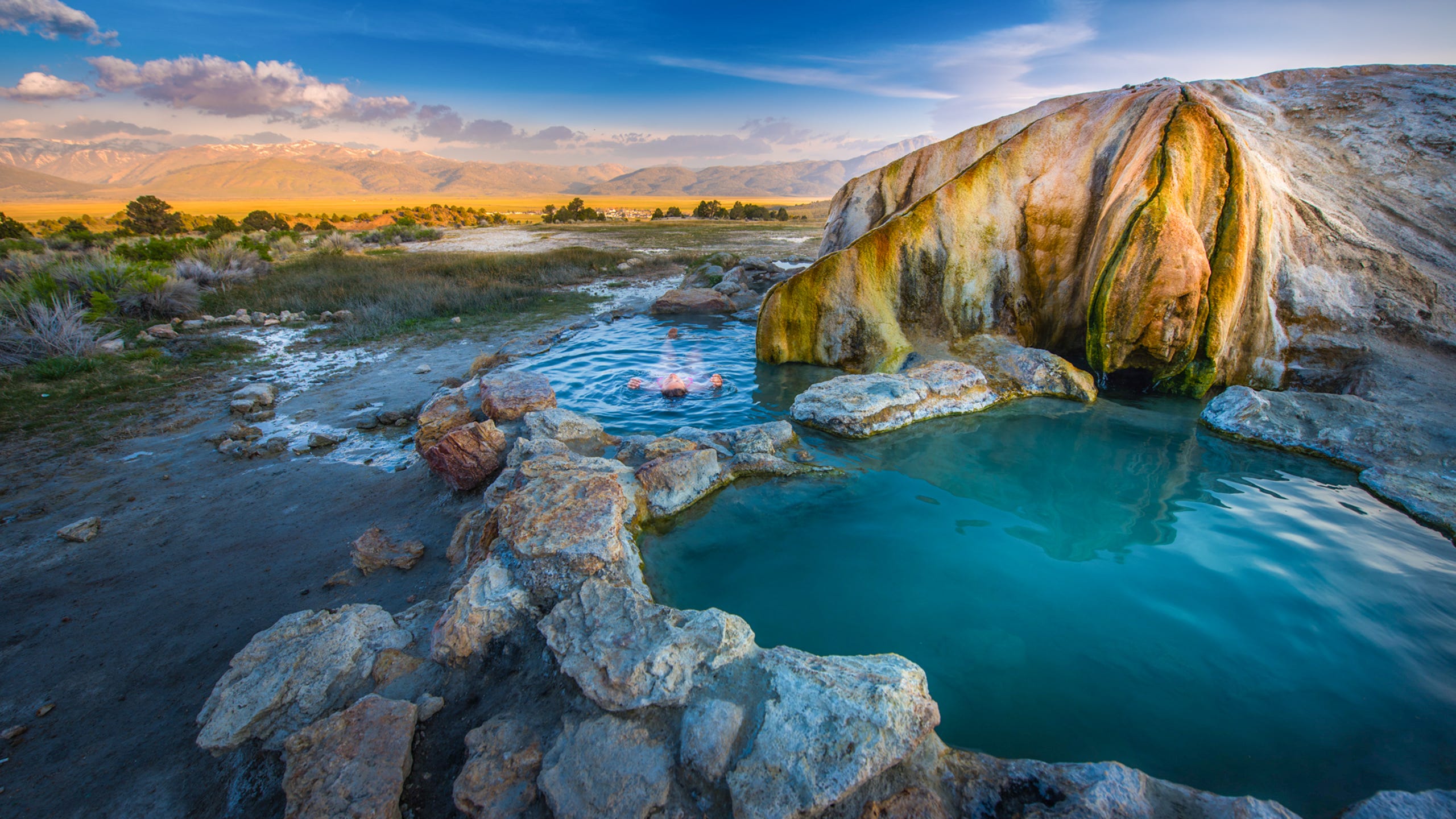 Beautiful natural hot springs and the cost to visit