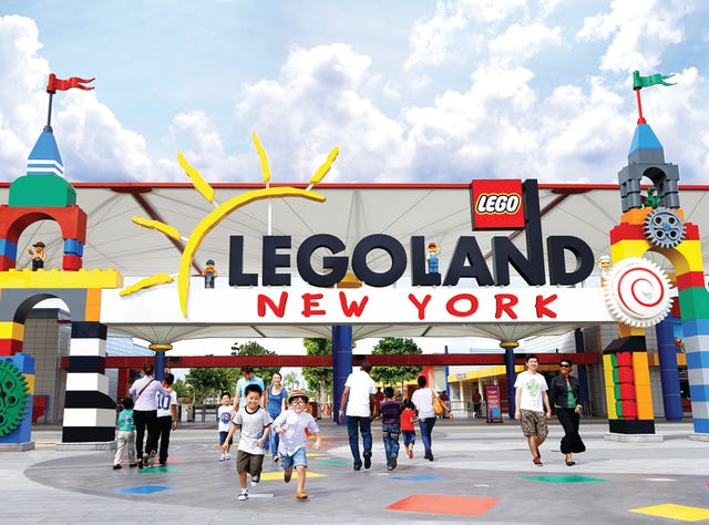 500 acres of rural land in the sleepy town of Goshen is being transformed into Legoland New York, a destination resort with a theme park and a hotel.