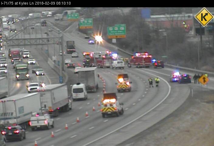 I-71/75 reopens at Cut-in-the-Hill after man killed crossing highway on foot