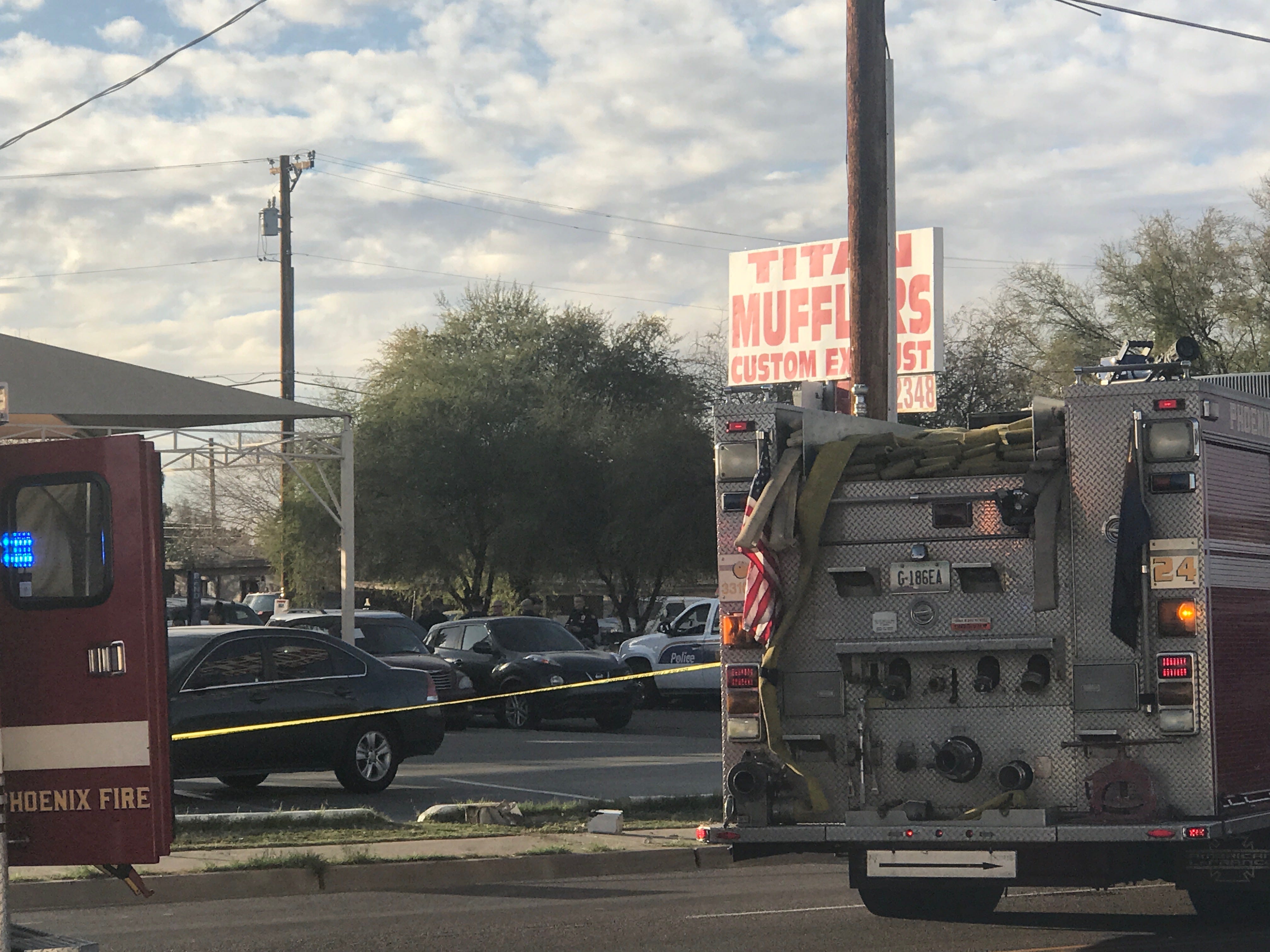 Police: 3 men killed in west Phoenix shooting; officer fires at suspect