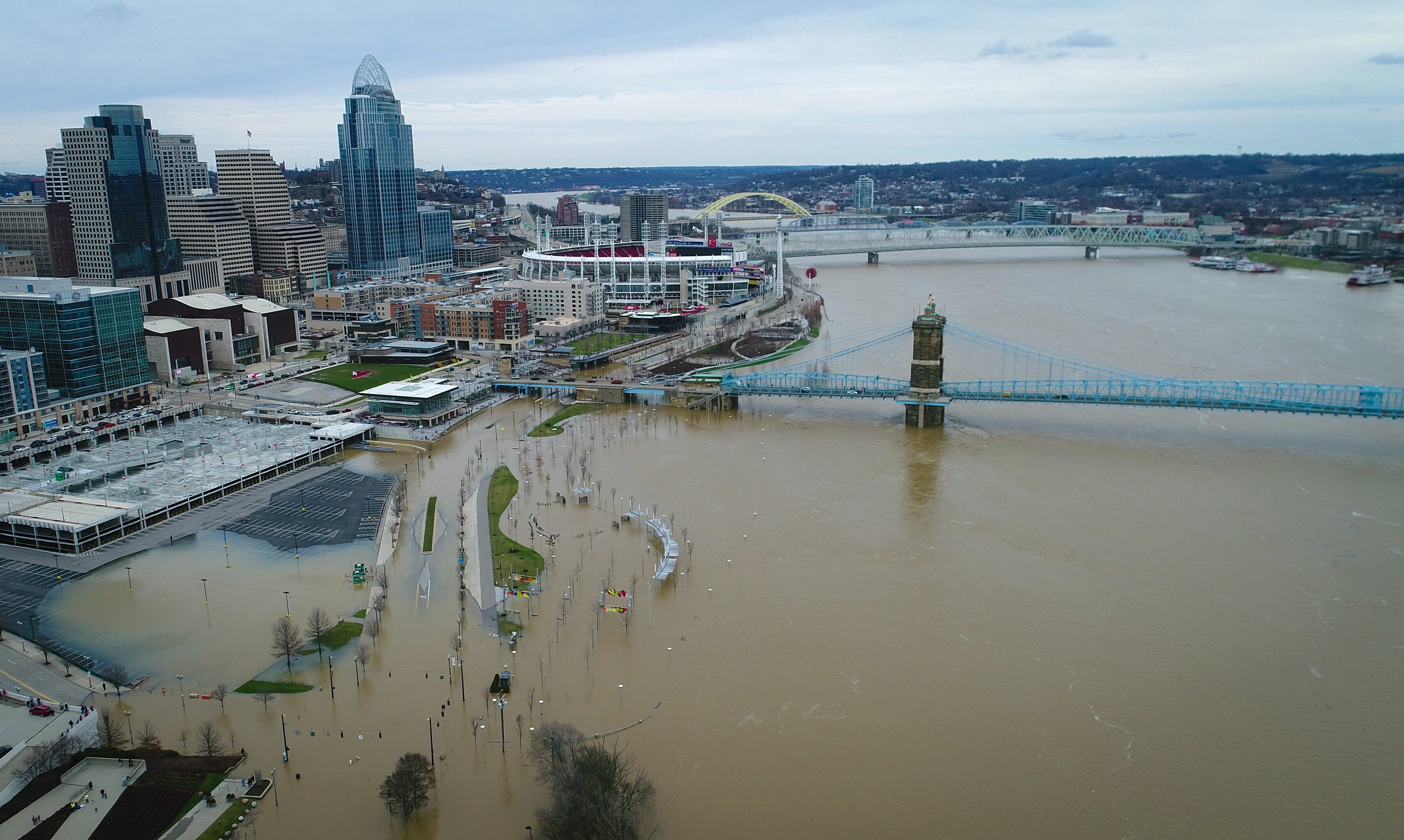 Cincinnati traffic: Flooding still impacting roads on Wednesday