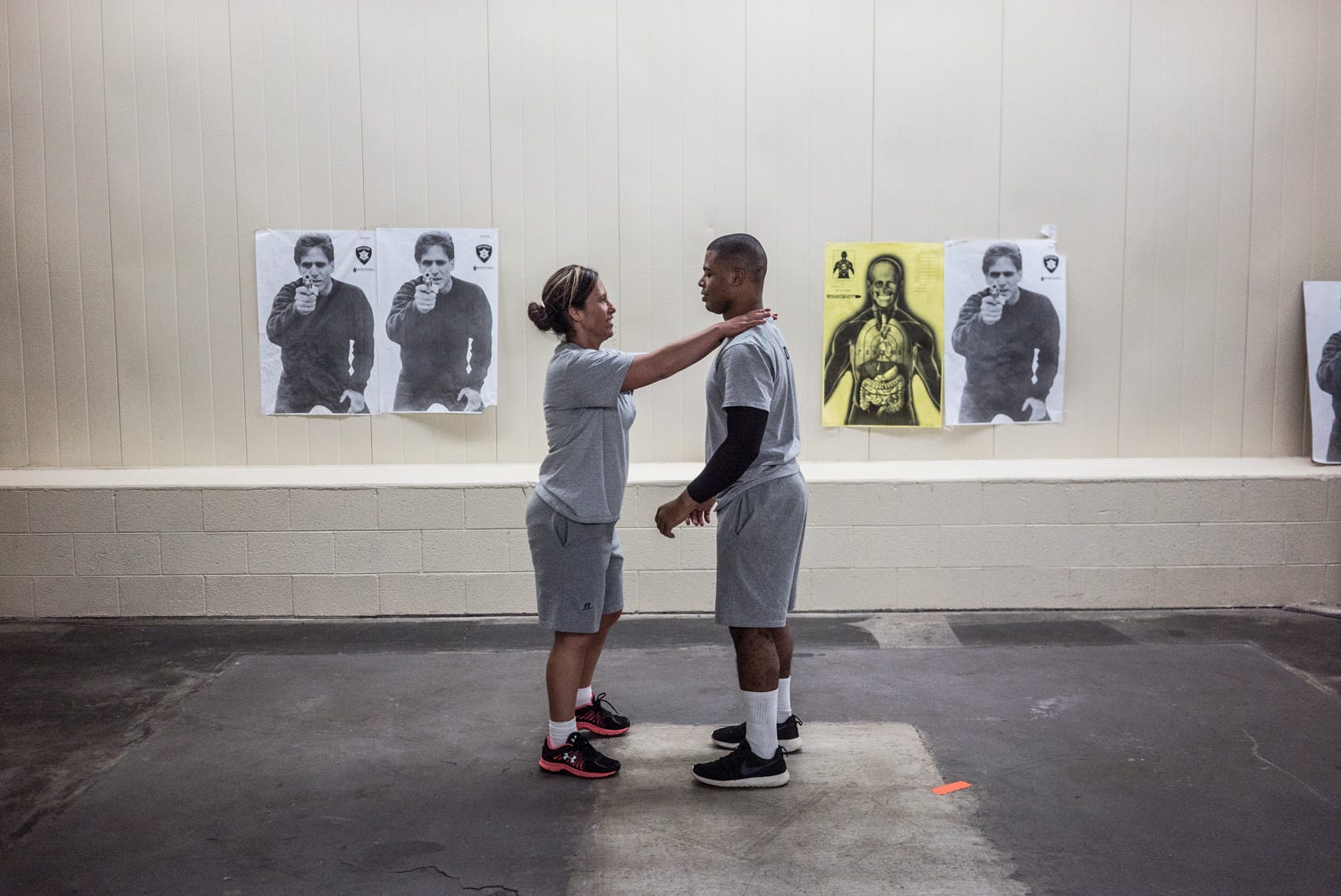 In the Netflix documentary series "Flint Town," police cadets DIon Reed, 20, and his mother Maria Reed train together at Mott Police Academy.