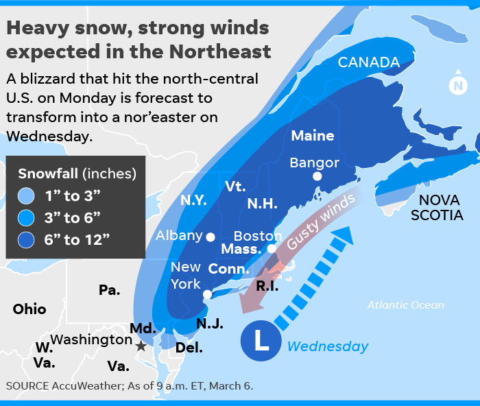 Weather Forecast New Nor Easter Is Coming But Won T Be As Strong
