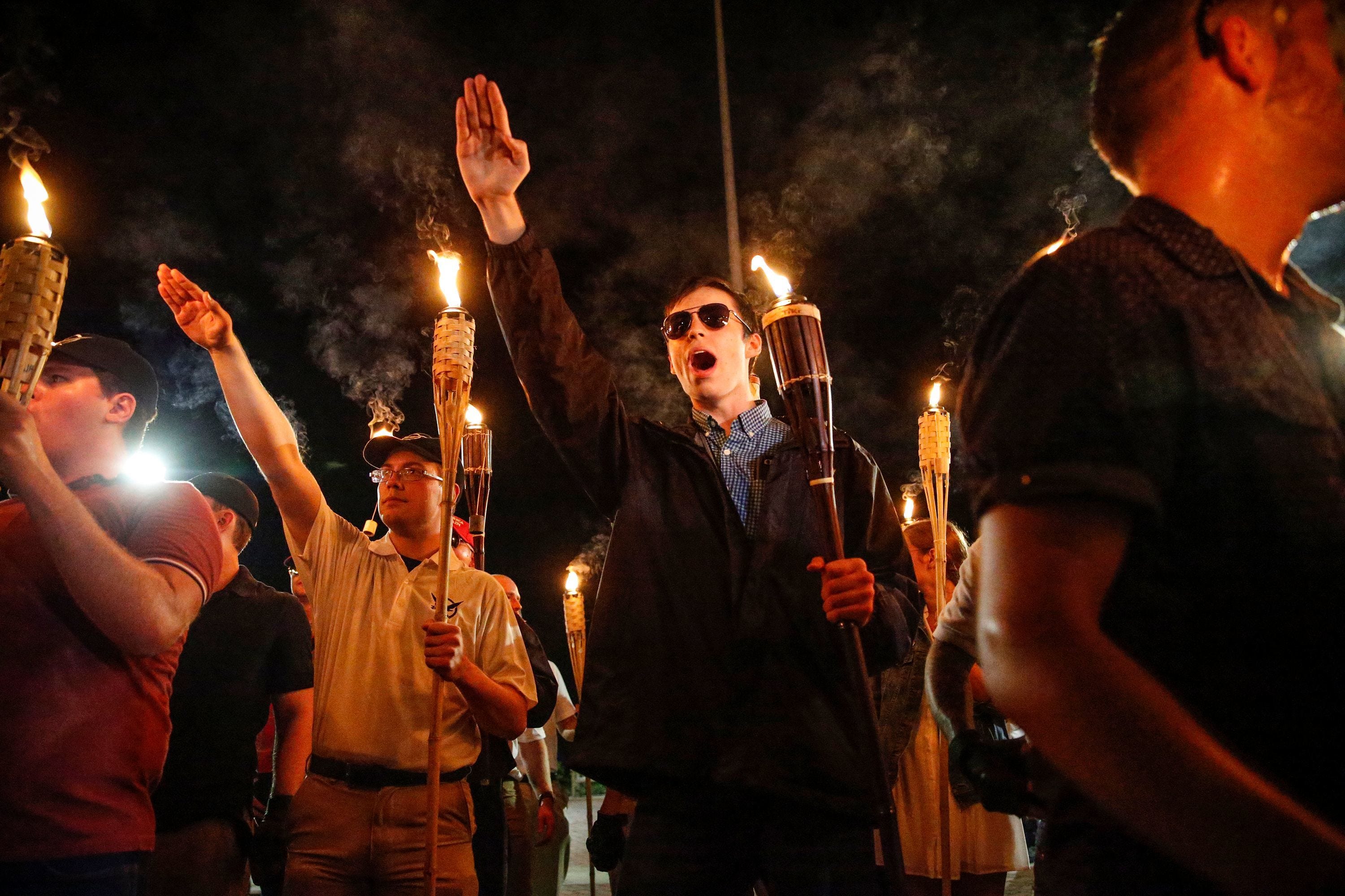 Georgia town braces for face off between neo-Nazi, anti-fascist groups
