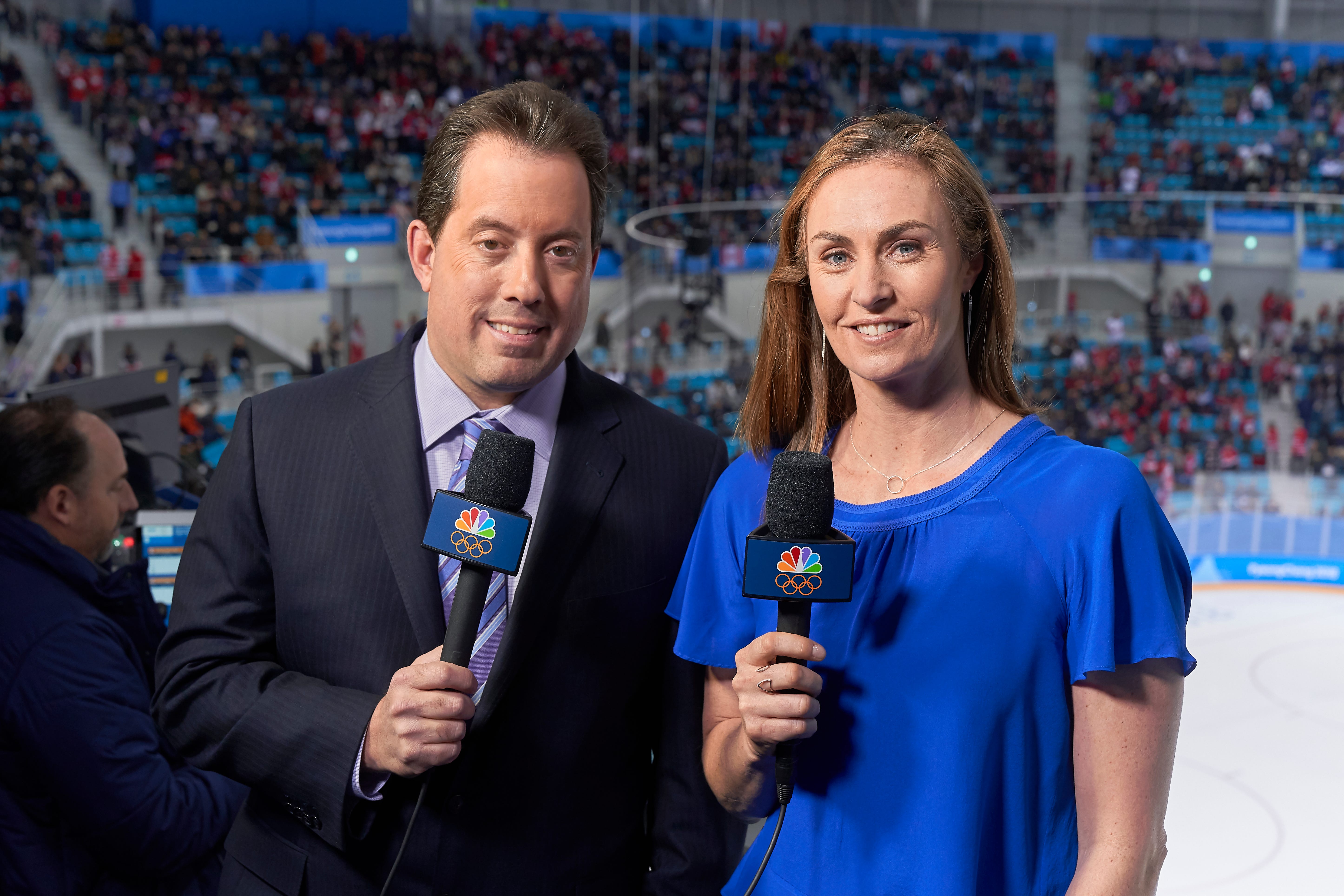 Former women's hockey star AJ Mleczko back in TV booth for NHL playoffs second round