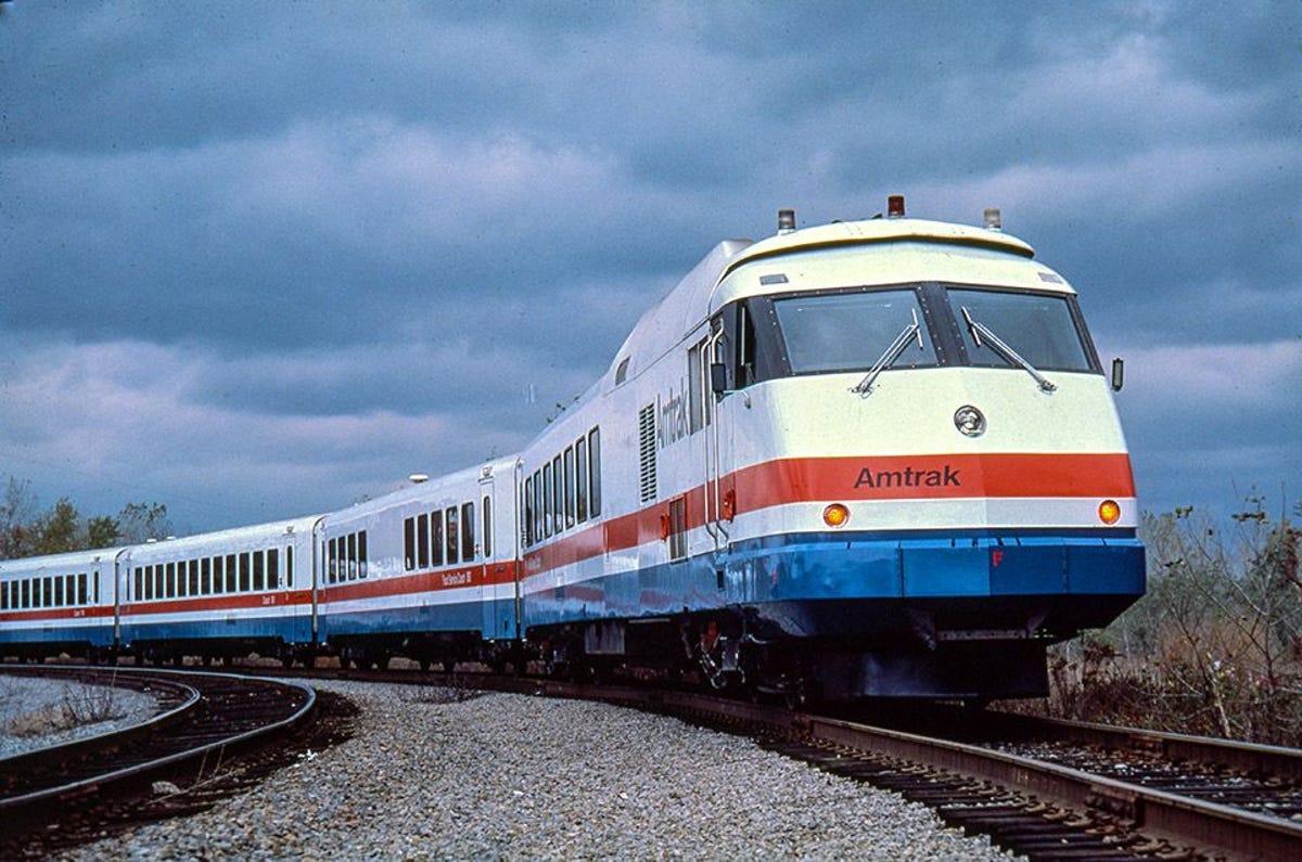 Amtrak Rail Fleet Passenger Trains From 1971 To 2018