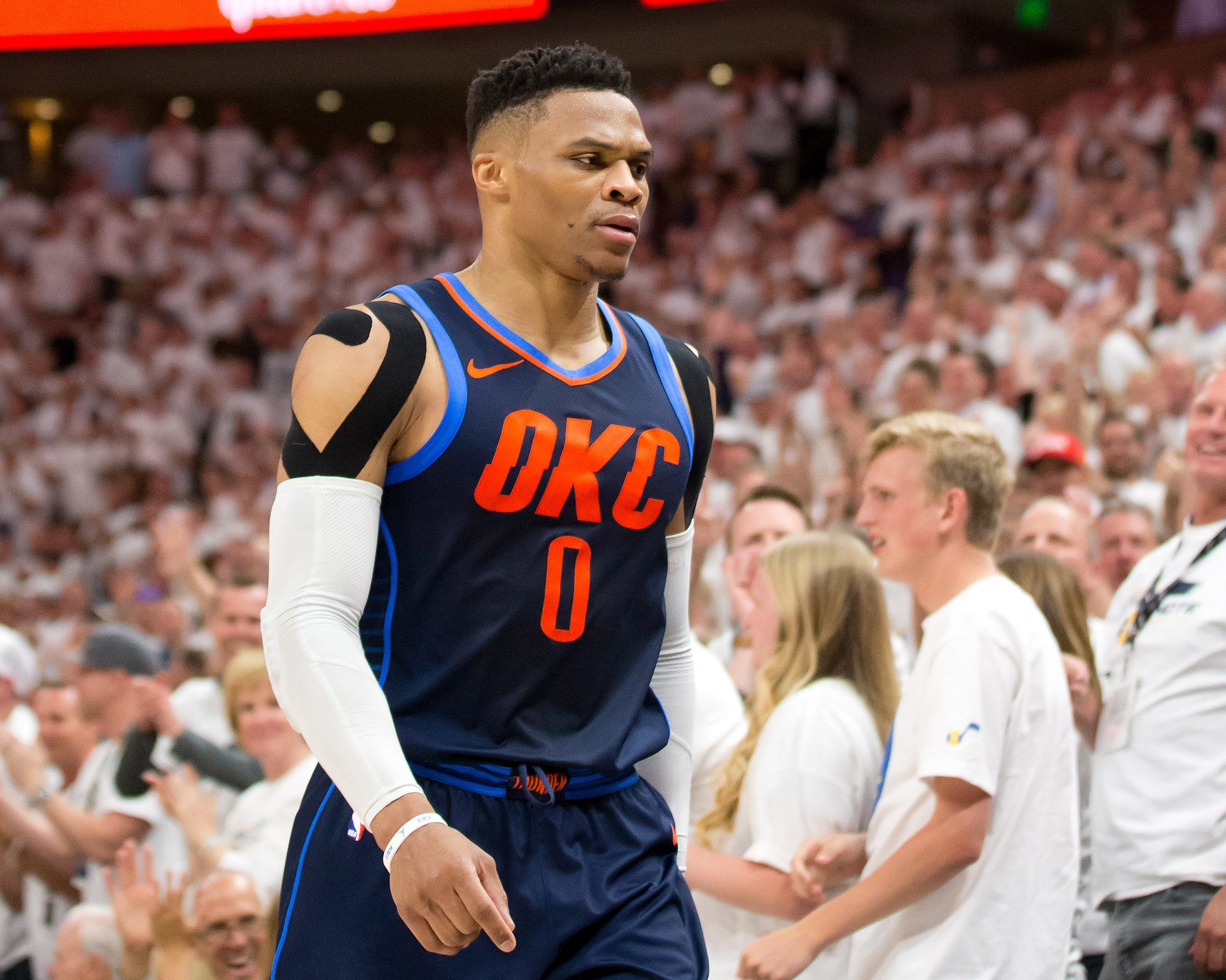 Russell Westbrook is losing everything vs. Jazz, even trash-talk battle with Mitt Romney