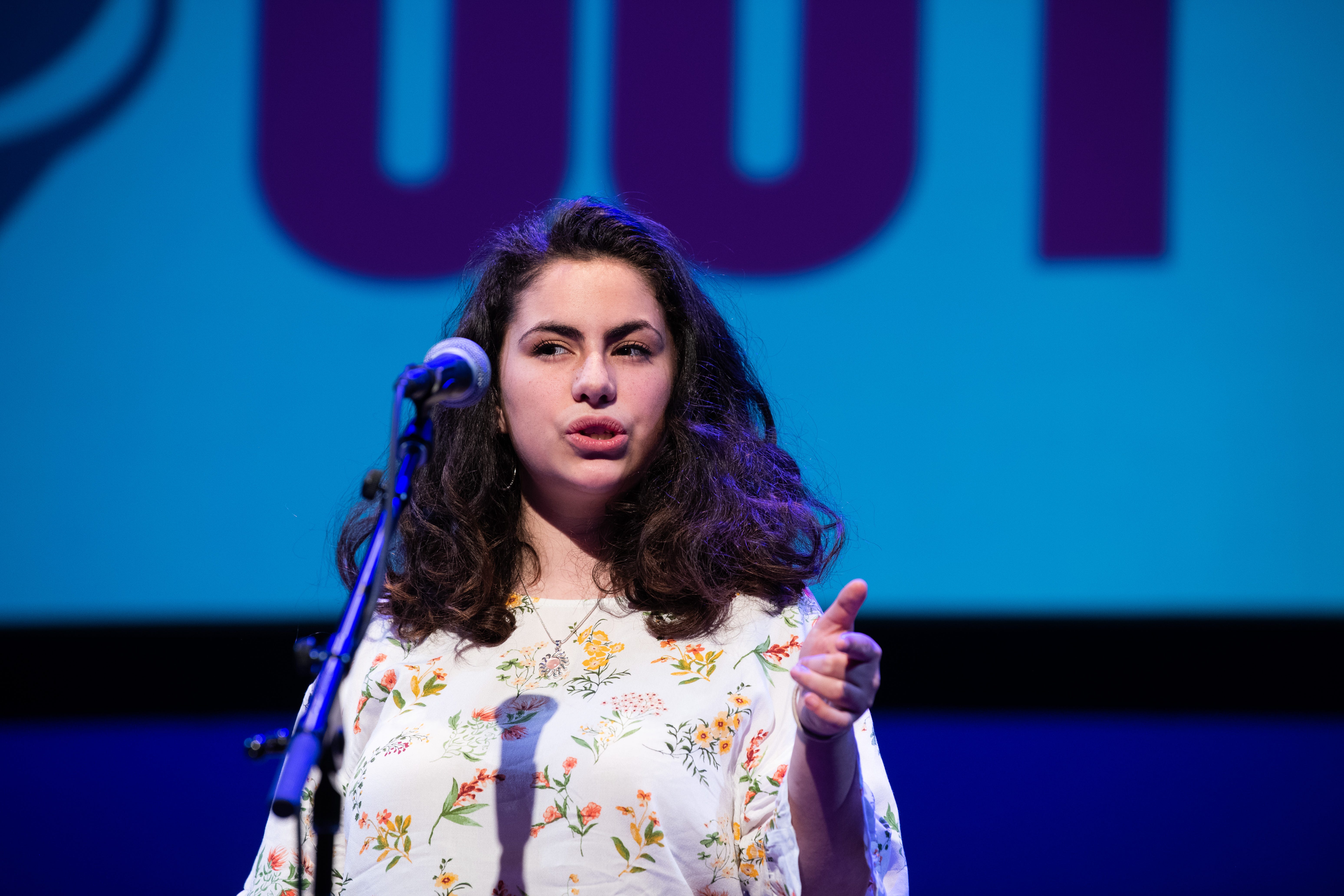 So. Burlington student made national finals in the Poetry Out Loud championship