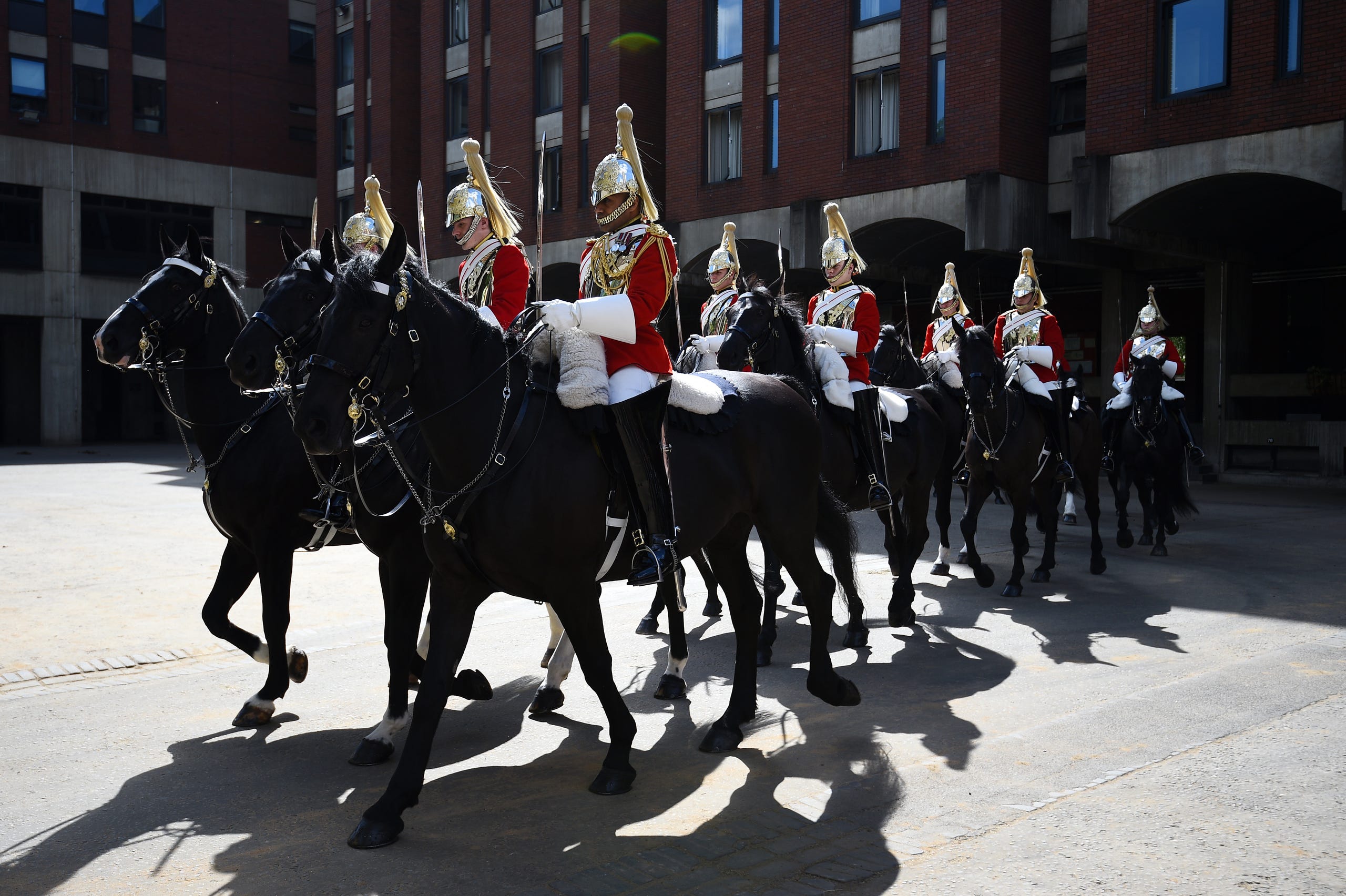 Prince Harry S Former Cavalry Regiment Prepares For Royal Wedding