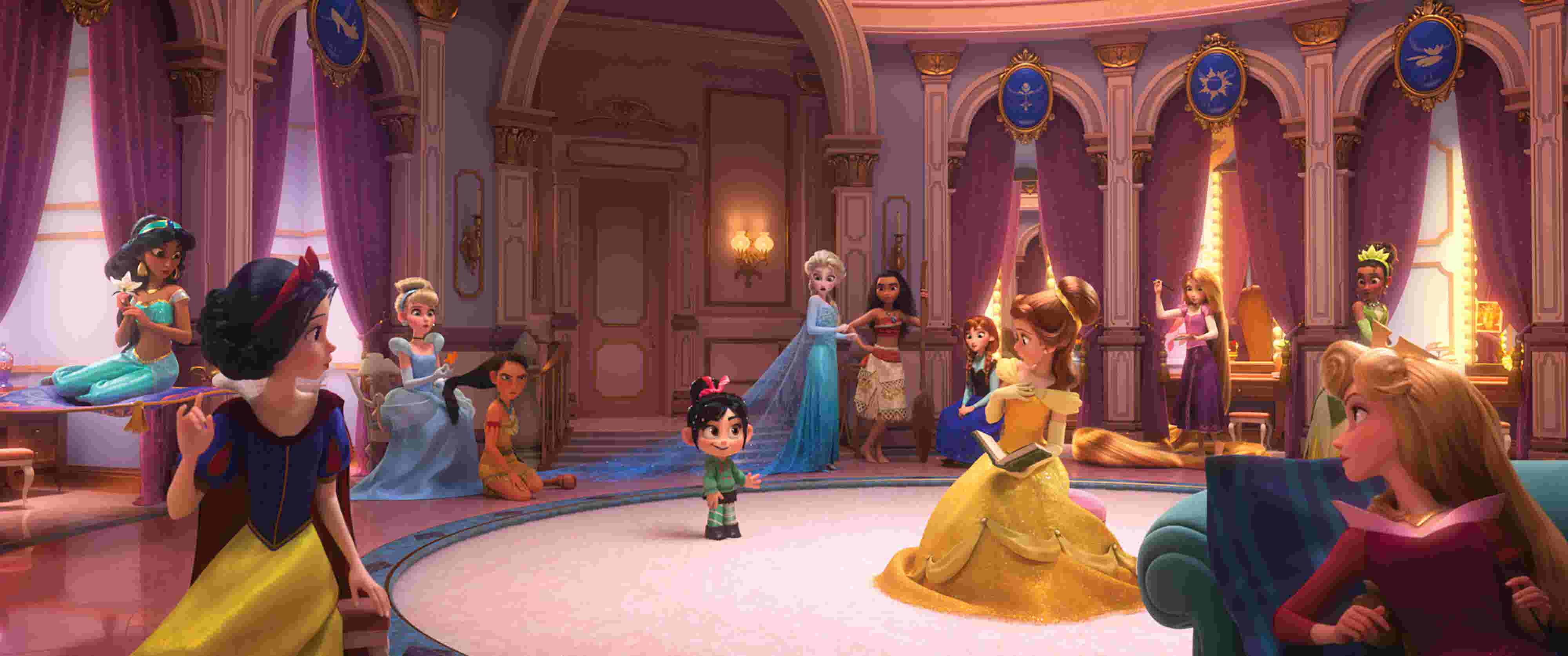 Vanellope Meets Disney Princesses In Ralph Breaks The Internet 