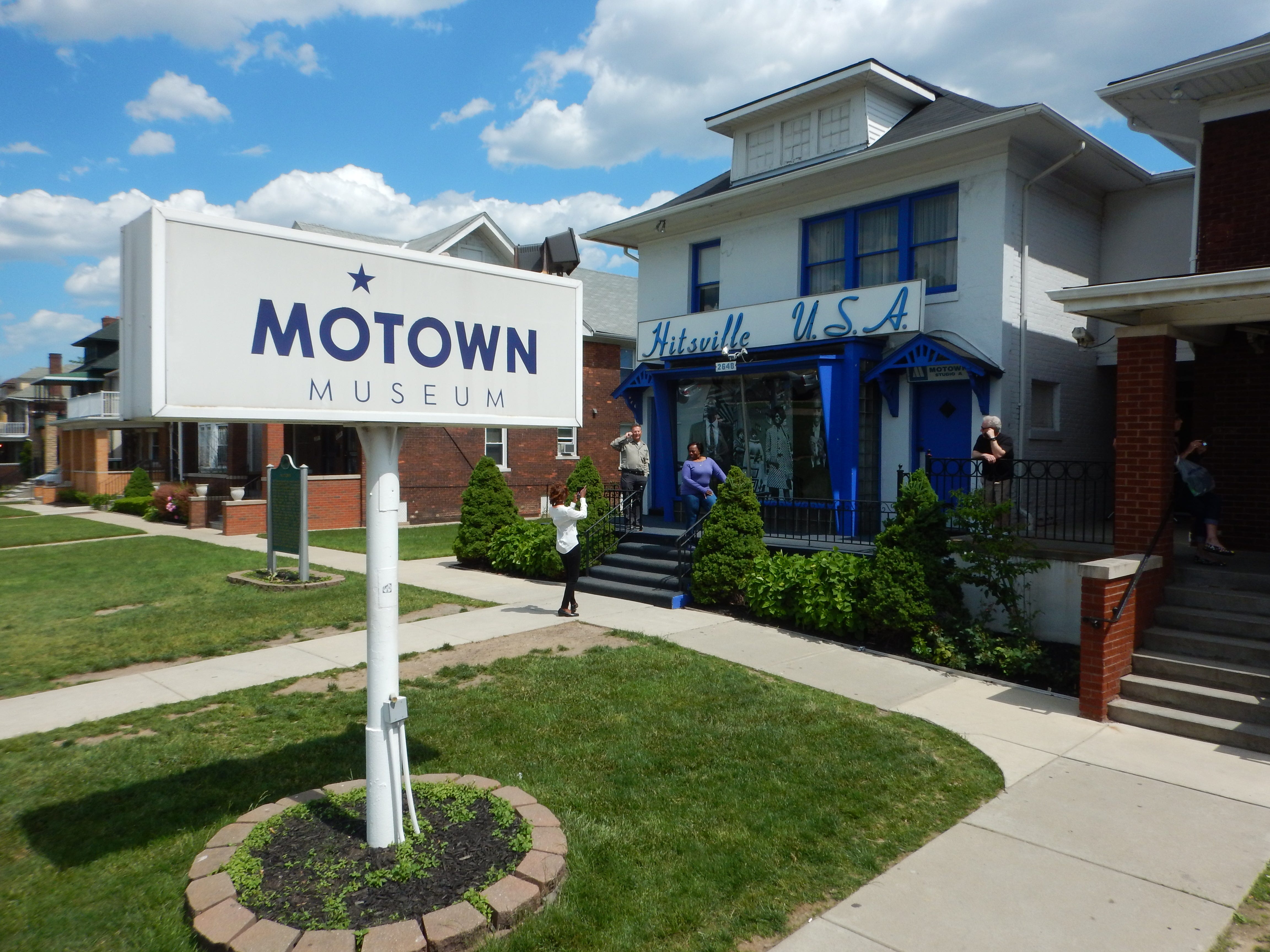 Who doesn’t want a photo taken on the steps of Hitsville, U.S.A., home of the Motown Museum?