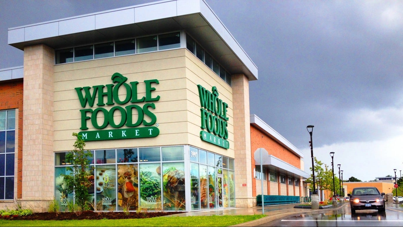 Keep the engine running. Amazon announces new Whole Foods curbside pickup service