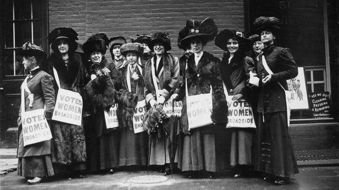 Though the United States was founded under democratic principles, only a minority of its population (starting with white landowning males over the age of 21) could actually vote. But after the 19th Amendment of the Constitution was passed, women finally gain a voice and the right to cast their ballots.