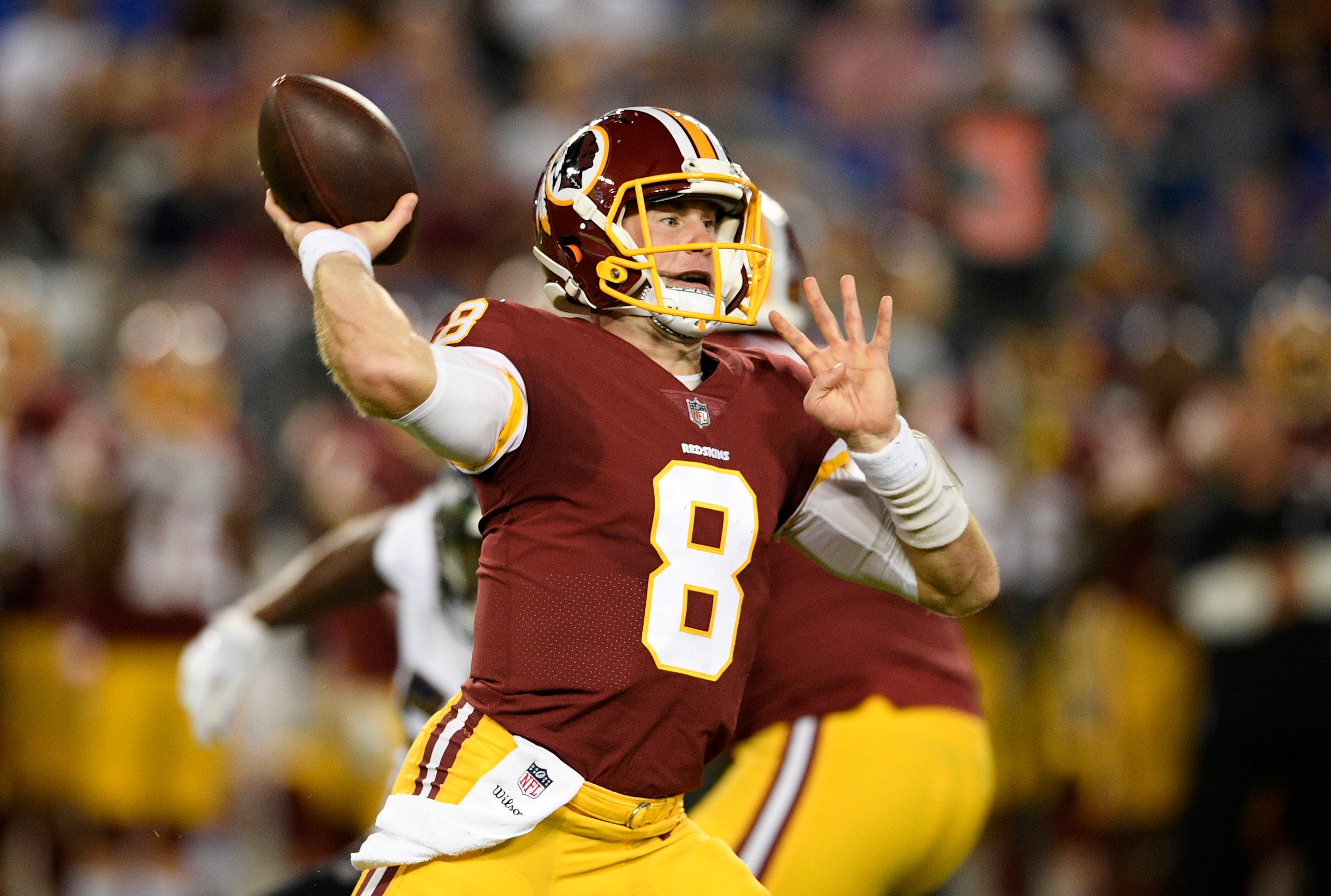 QB Hogan, WR Quick, DL Taylor cut by Redskins to get to 53