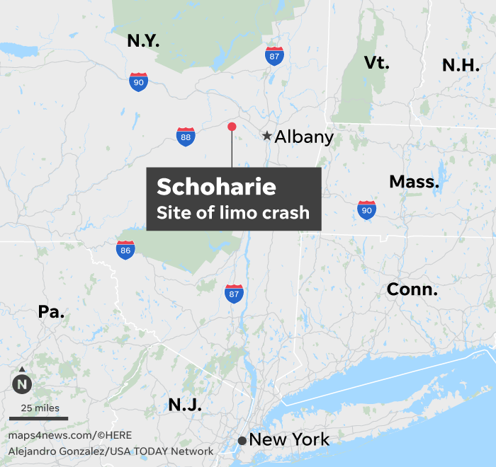 Limo Crash Ny 20 Dead In Upstate New York Tragedy