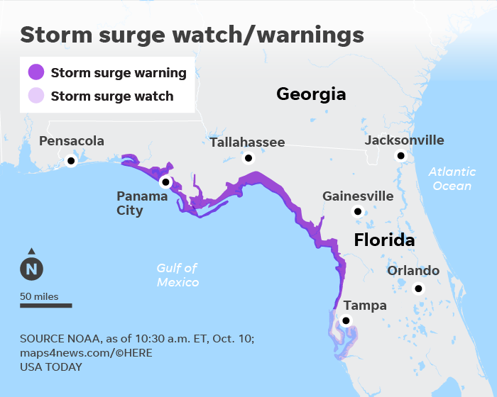 Hurricane Michael Storm Surge Could Be Deadly For Florida
