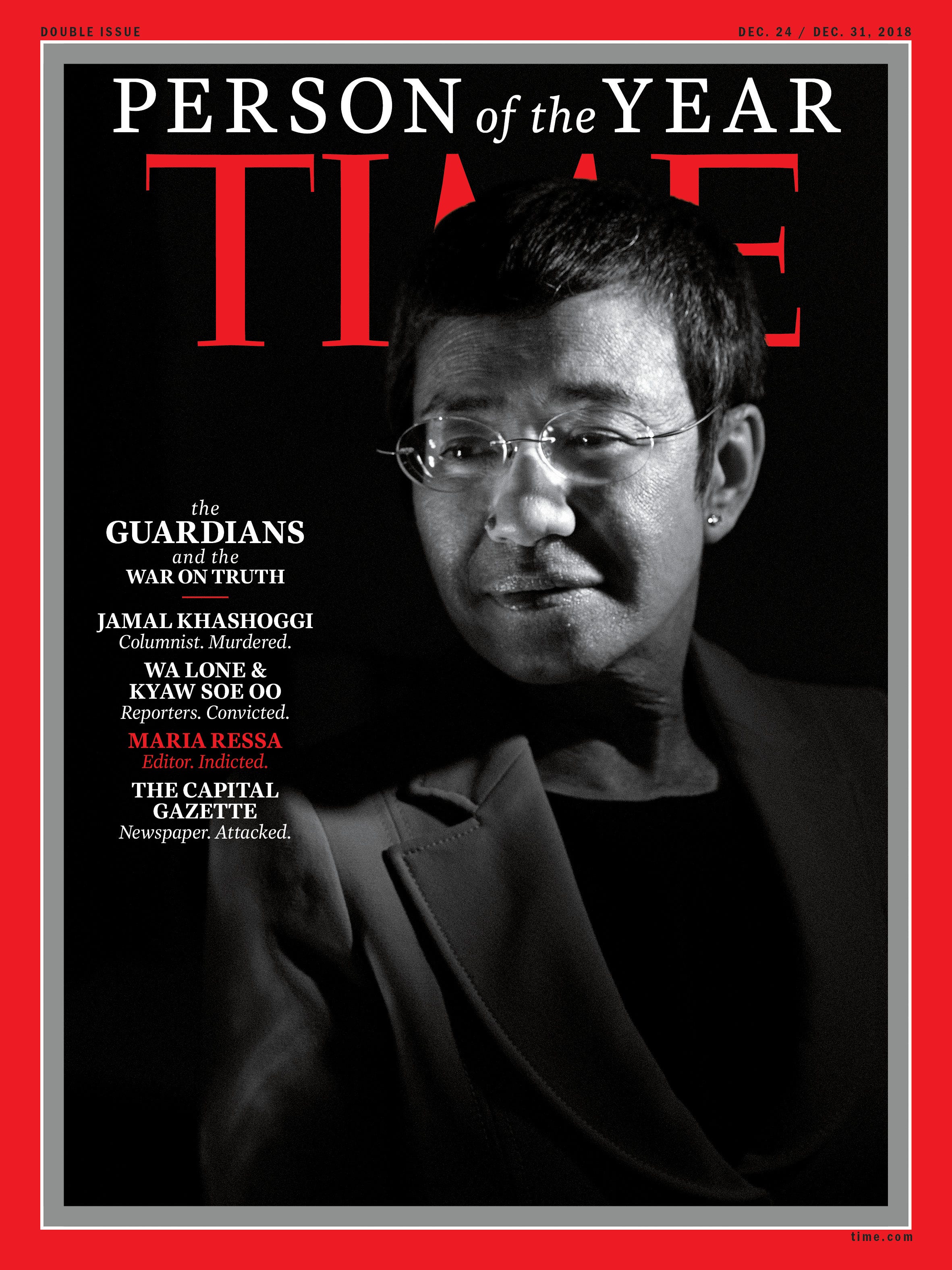 TIME's Person of Year Jamal Khashoggi, Capital Gazette, journalists
