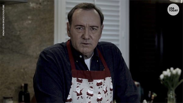 Kevin Spacey breaks silence with bizarre video