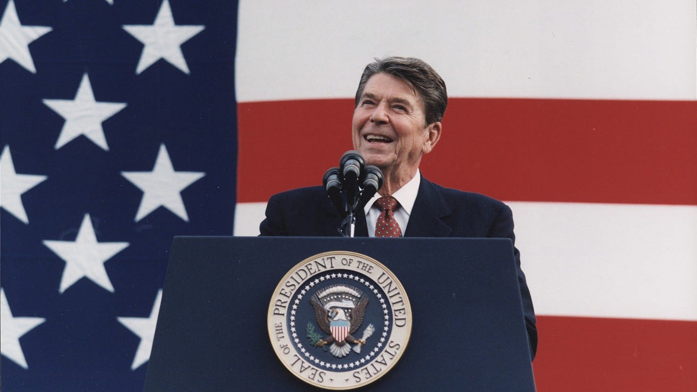 Fact check Ronald Reagan didn’t say Democrats would restrict freedoms