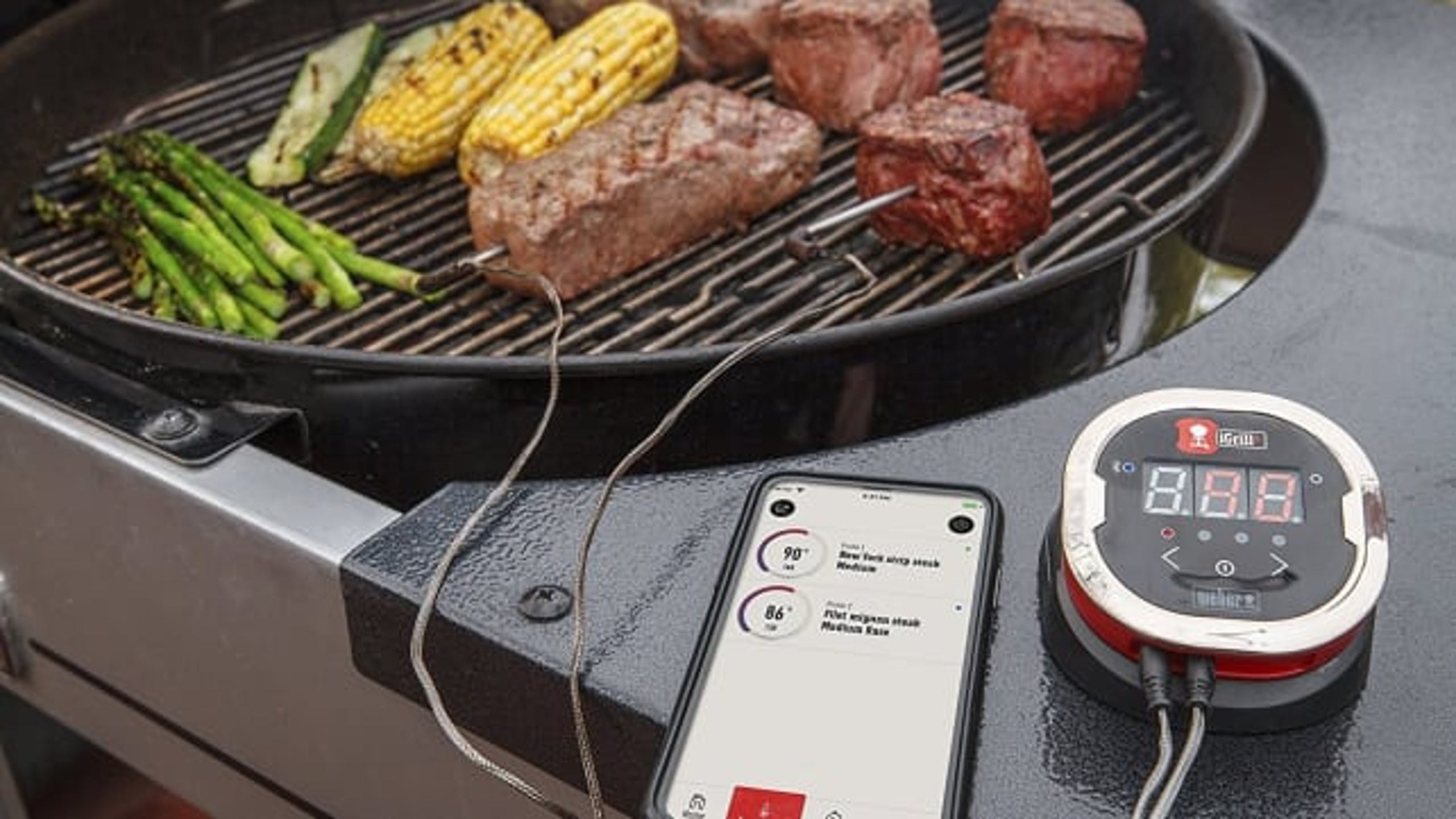 If you want to master the grill, this smart meat thermometer from Weber can help. Not only can you monitor the internal temperature of anything you’re cooking, but you can do it from your phone, away fro the heat and smoke of your grill. (<a href="https://www.amazon.com/dp/B01MG2CNDL/ref=as_li_ss_tl?ie=UTF8&linkCode=ll1&tag=usatgallery-20&linkId=cf639a6704357635051dc56720411dd0&language=en_US">$66.99 on Amazon</a>)