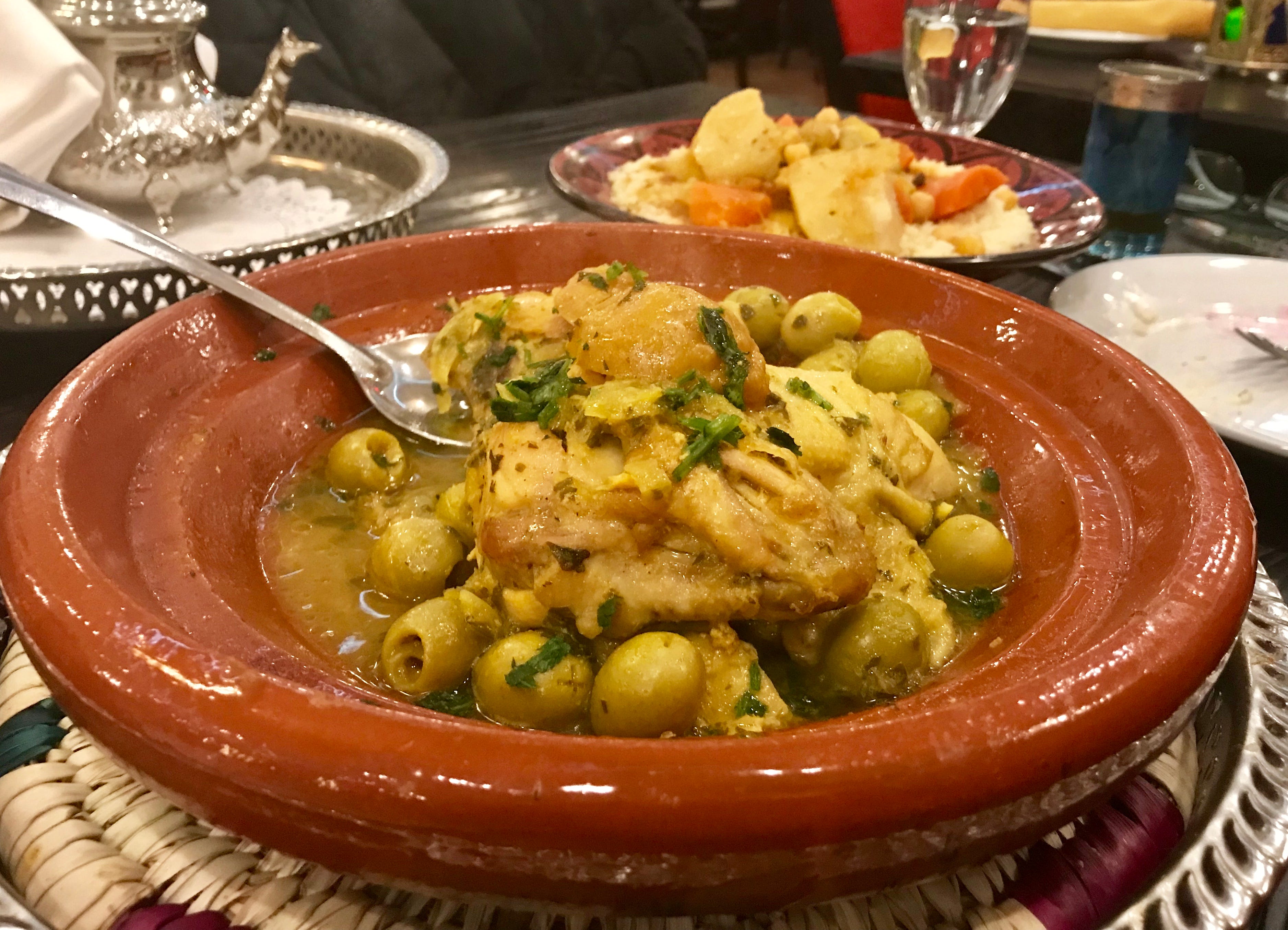 Chicken tajine at Casablanca in East Brunswick.